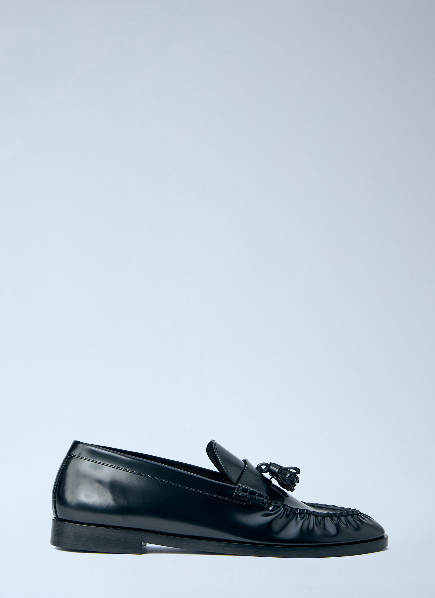 The Row Men's Black Leather Loafers - Man Loafers Eu - 45
