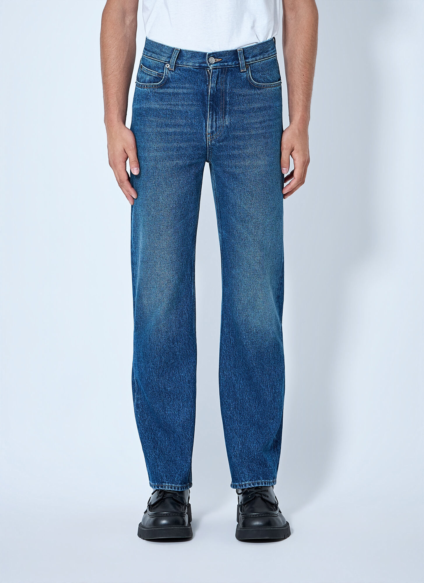The Row Men's Blue Vanya Regular Jeans - Man Jeans 32