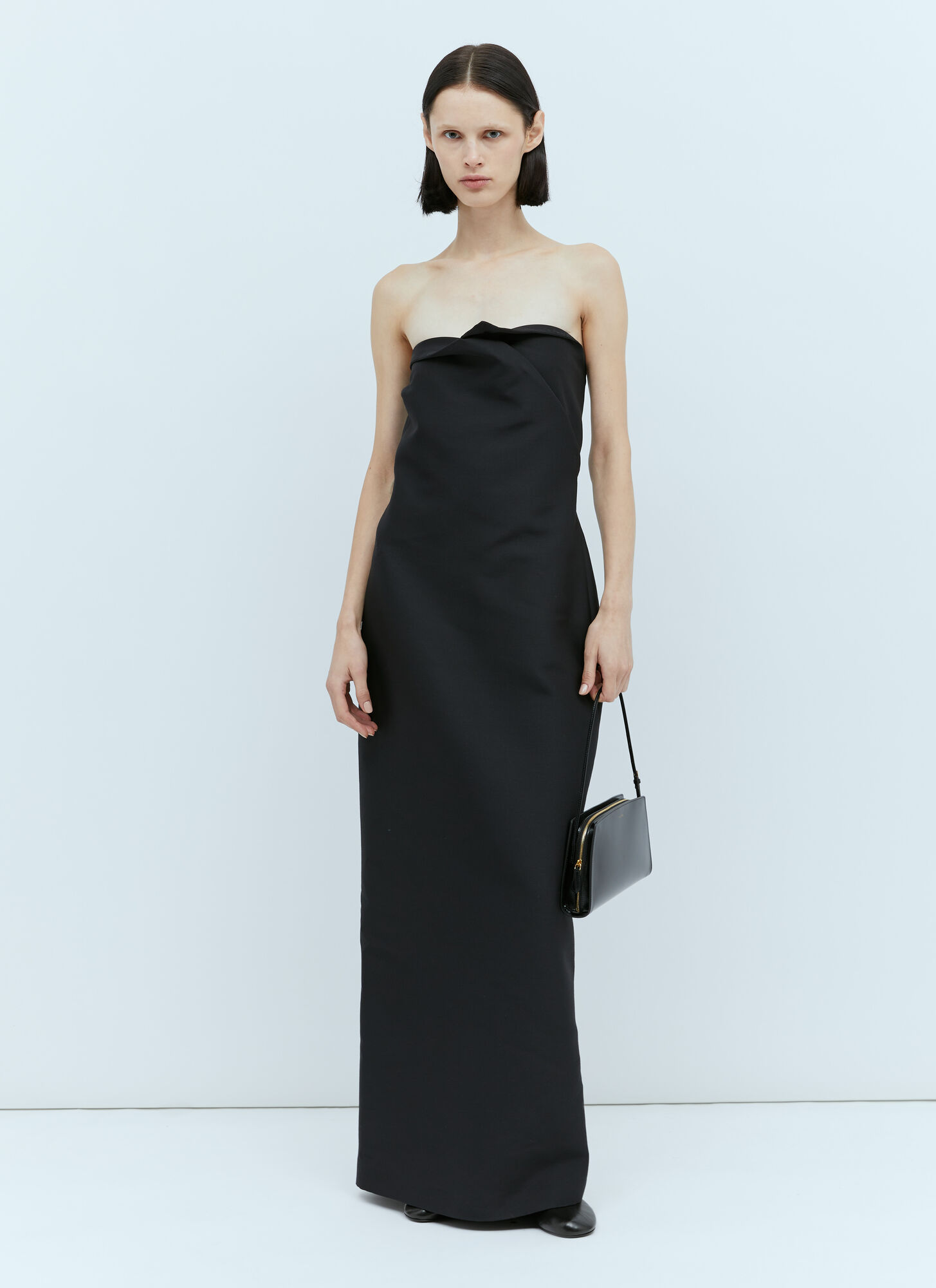 The Row Women's Black Bardon Dress - Woman Dresses Us - 04