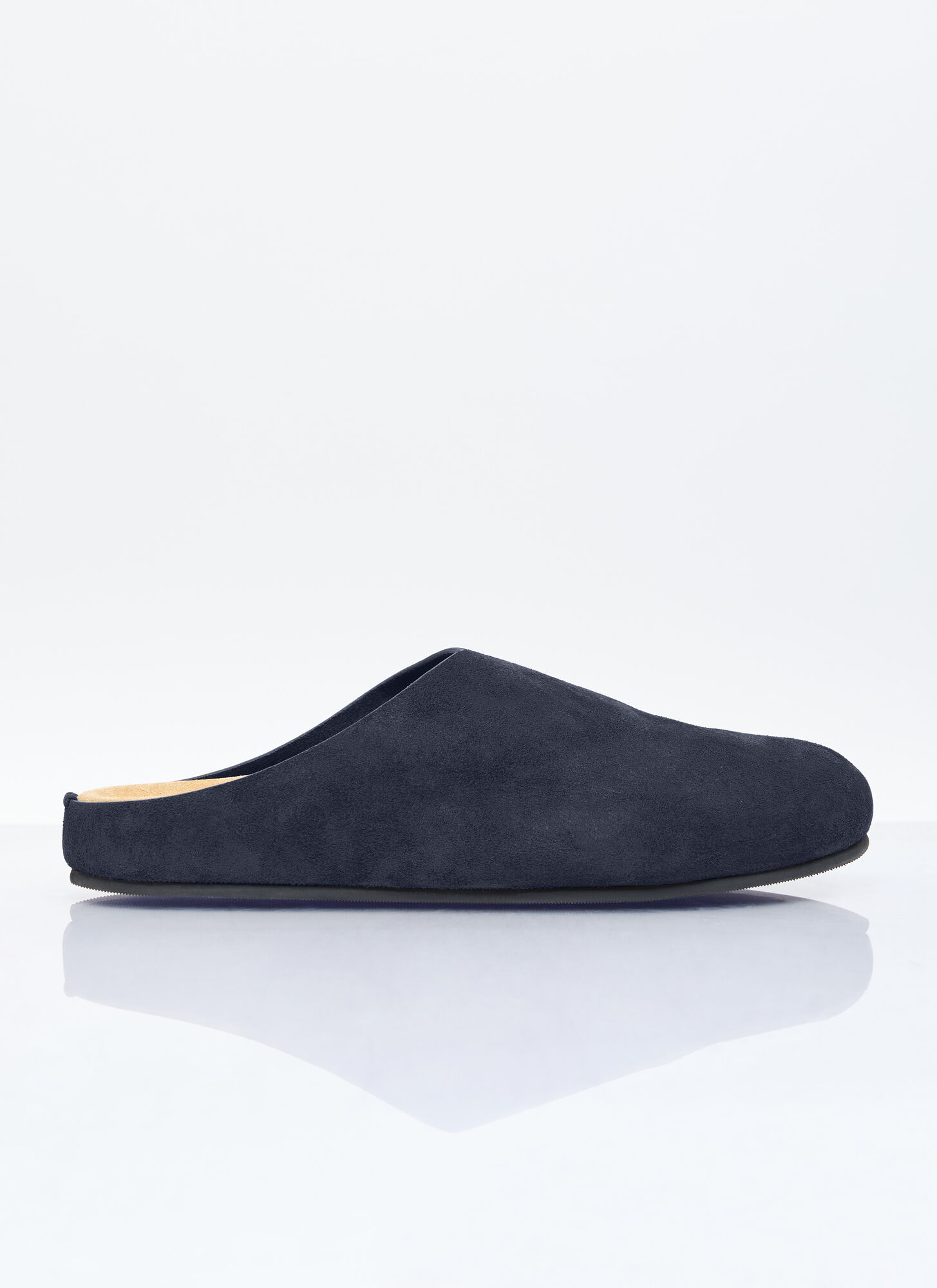 Shop The Row Hugo Mules In Blue
