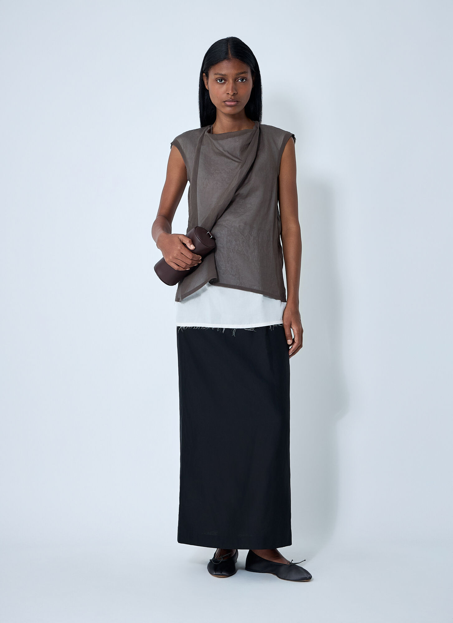  The Row The Row Inawa Top - Frau Tops Brown Us - 04 