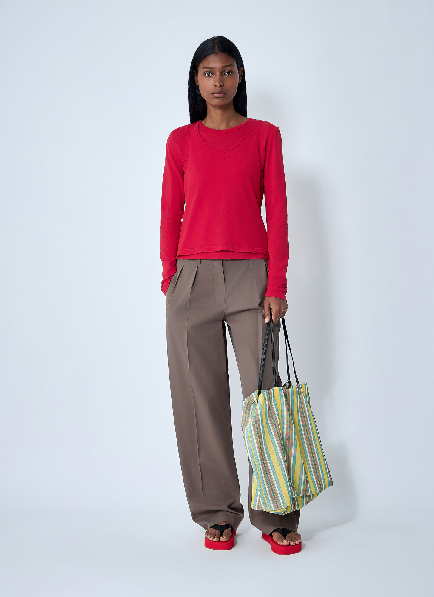  The Row The Row Seruni T-shirt - Frau Tops Red S 