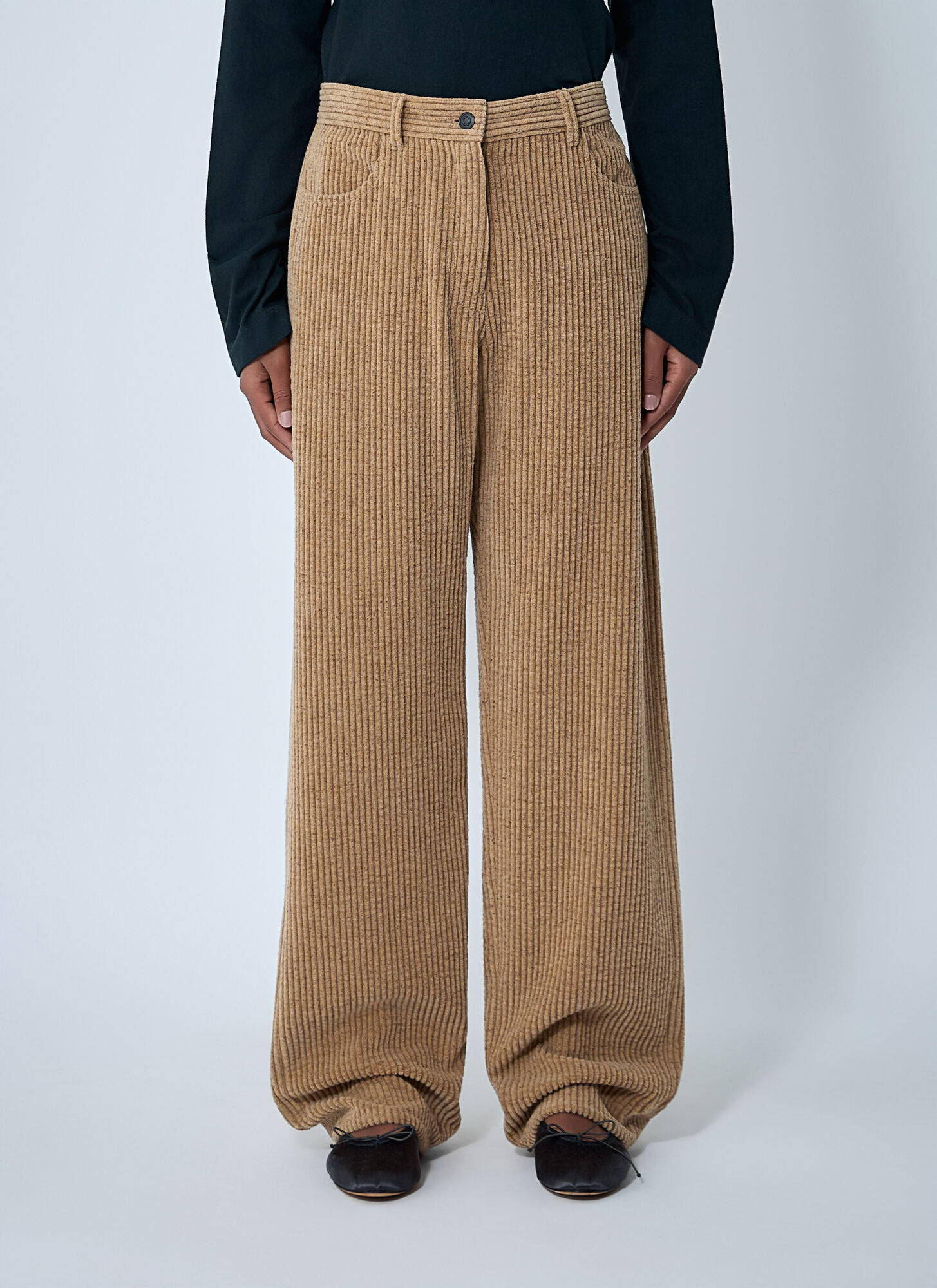 The Row Clair Pants In Brown