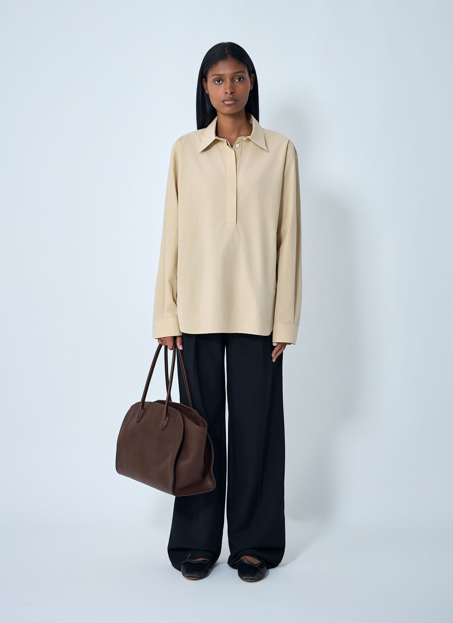  The Row The Row Margan Shirt - Frau Hemden Beige Us - 08 