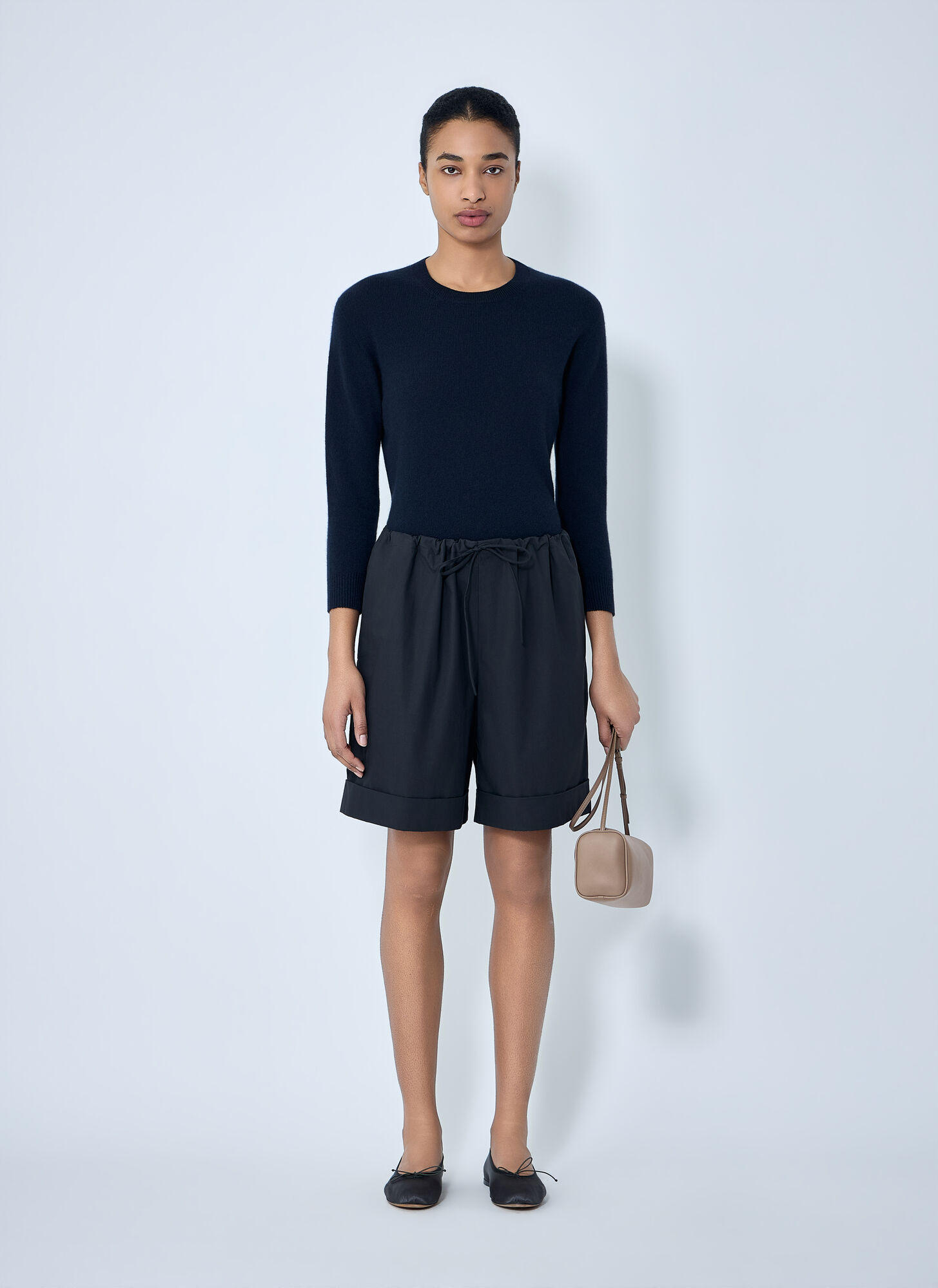  The Row The Row Noler Cashmere Sweater - Frau Tops Navy M 