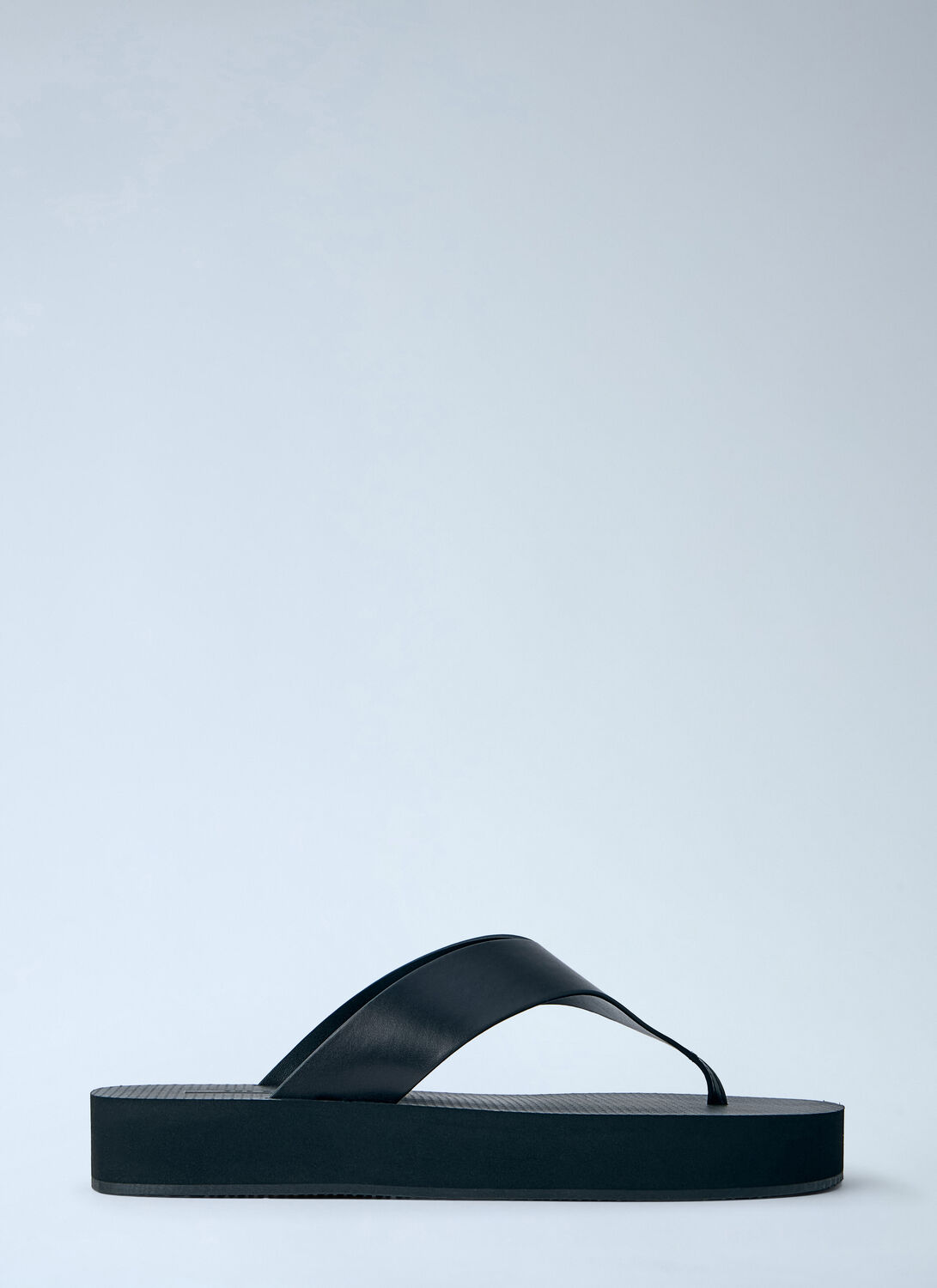 The Row Dune Platform Thong Sandals - Woman Sandals Black Eu - 37