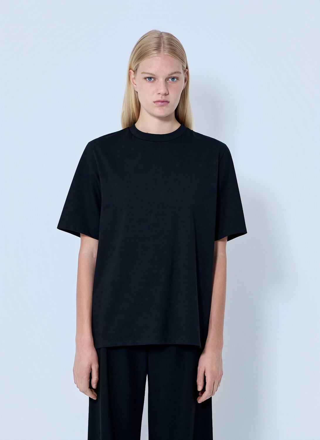 The Row Chiara T-shirt - Woman T-shirts Black S