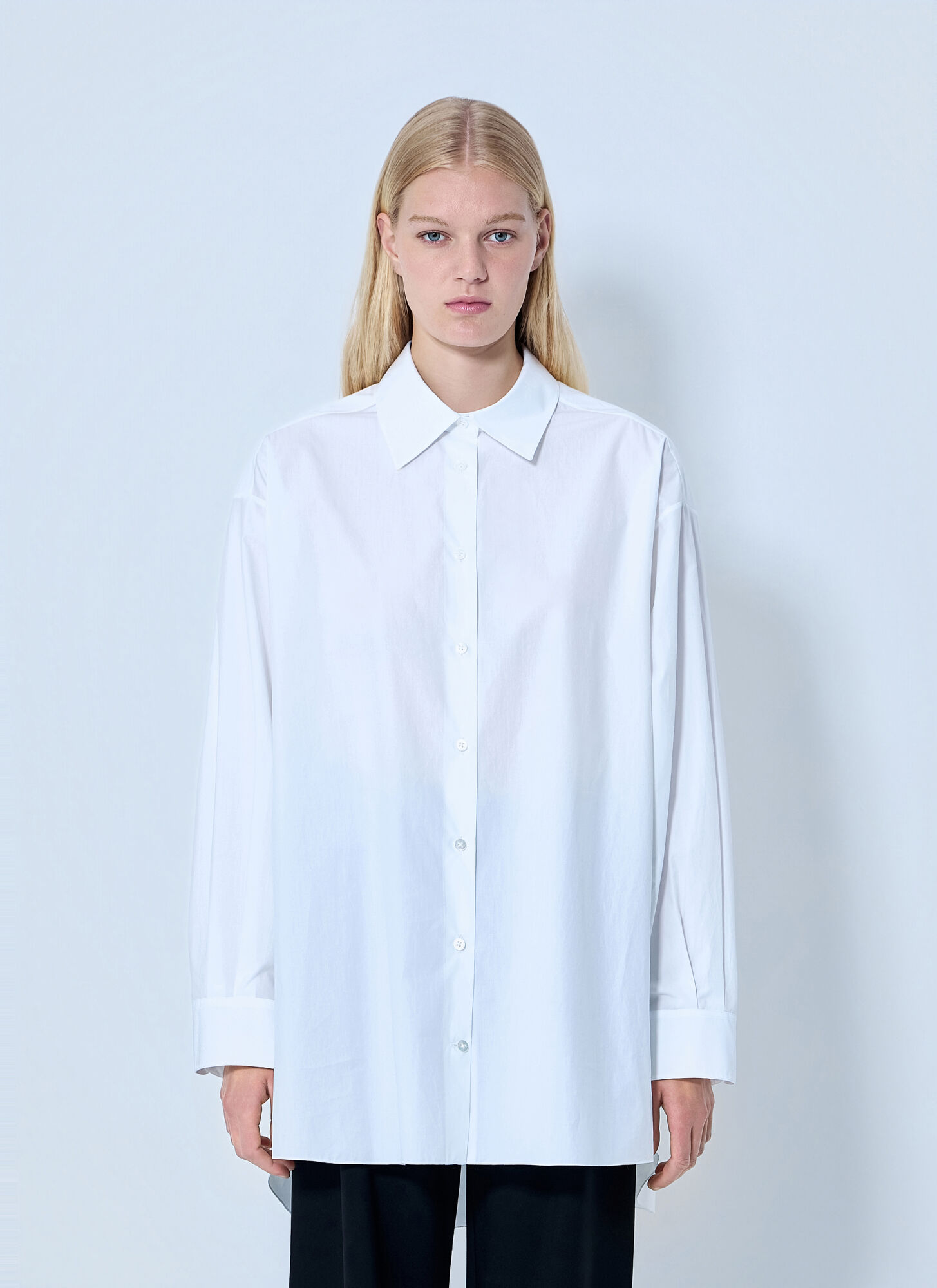 The Row Women's White Luka Cotton Shirt - Woman Shirts Us - 06