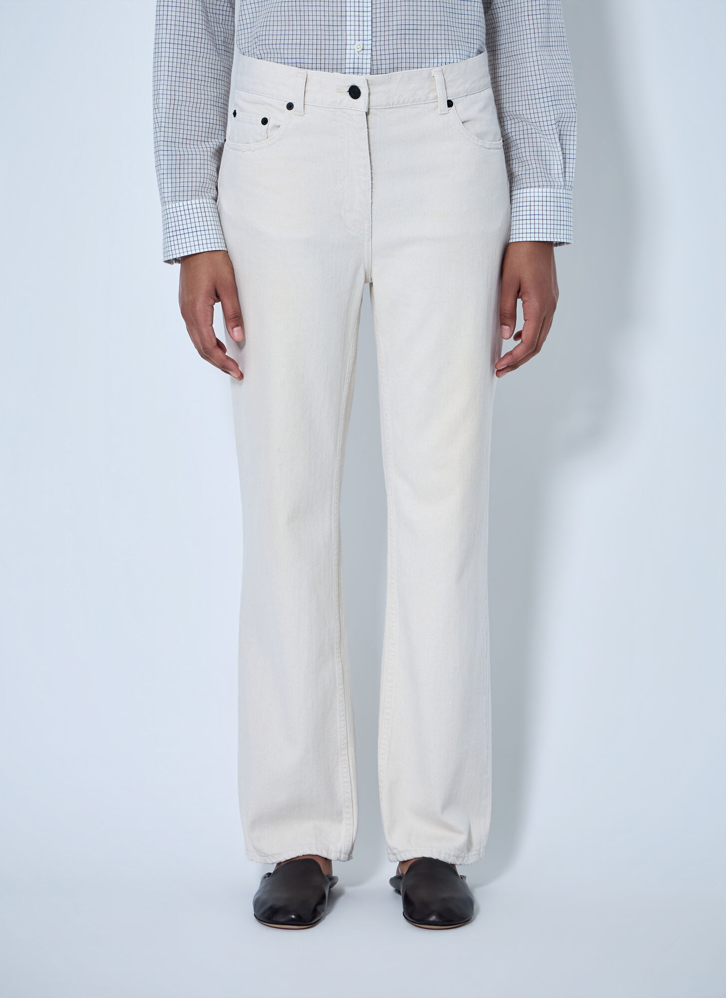 The Row Women's Beige Fargo Jeans - Woman Jeans 26