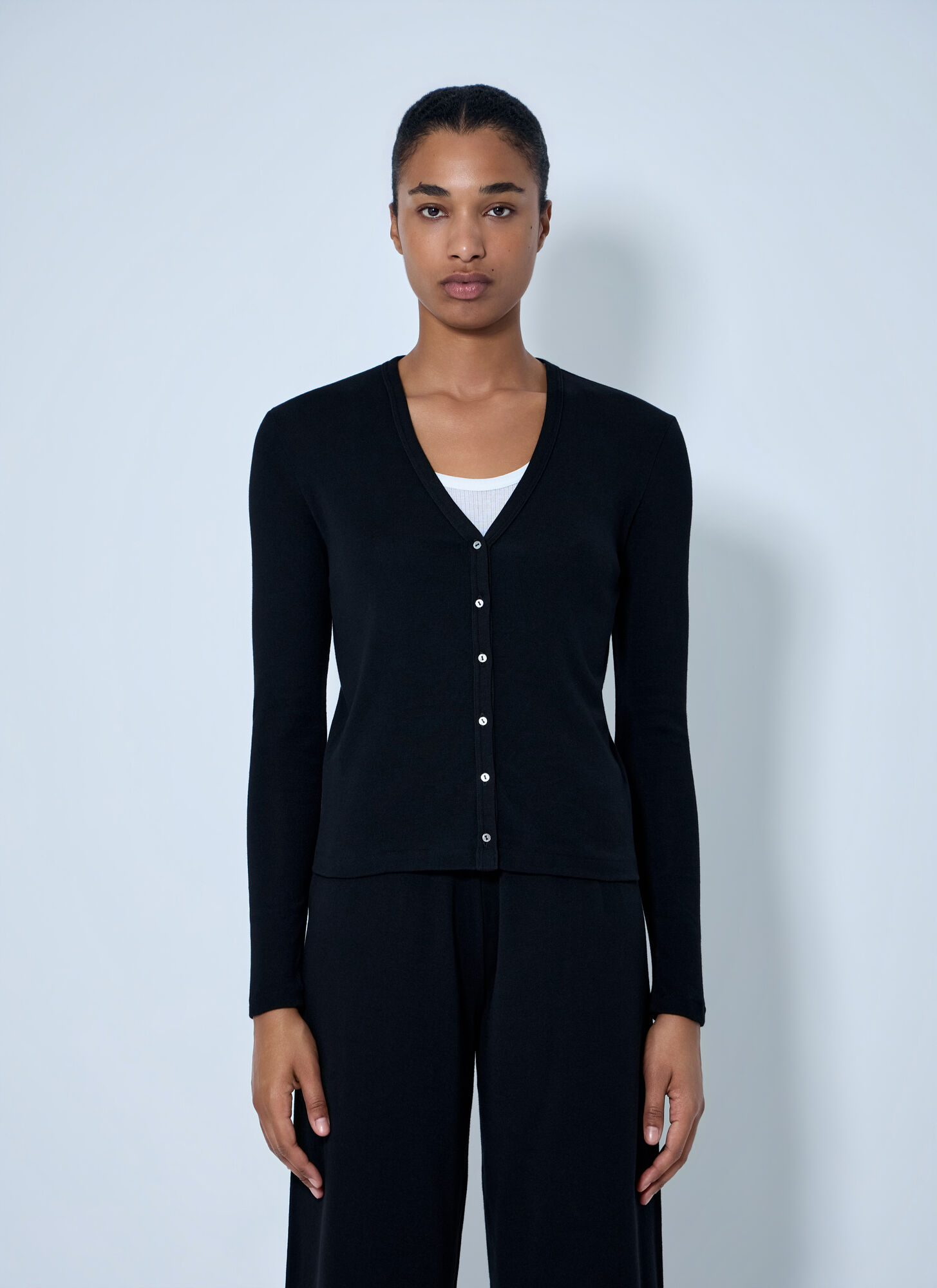 The Row Women's Black Cresp Top - Woman Tops S
