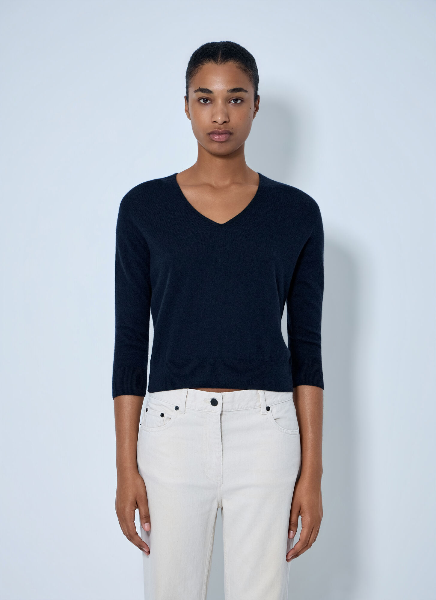 The Row Women's Navy Orchidea Top - Woman Tops S