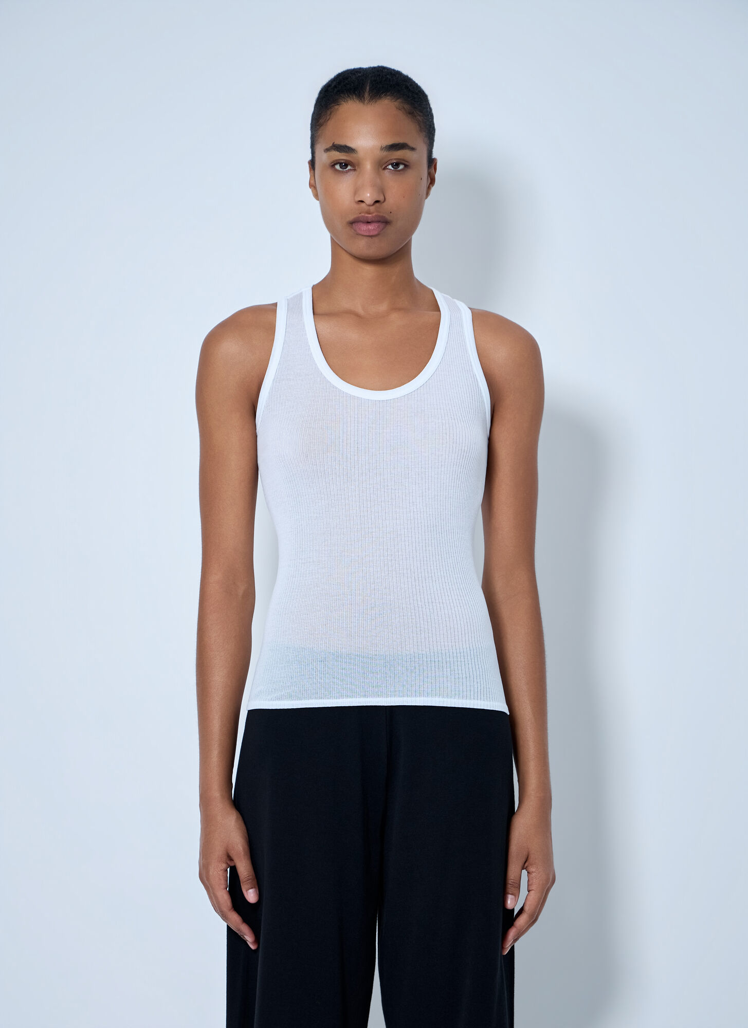 The Row Women's White Cendrea Tank Top - Woman Tops S