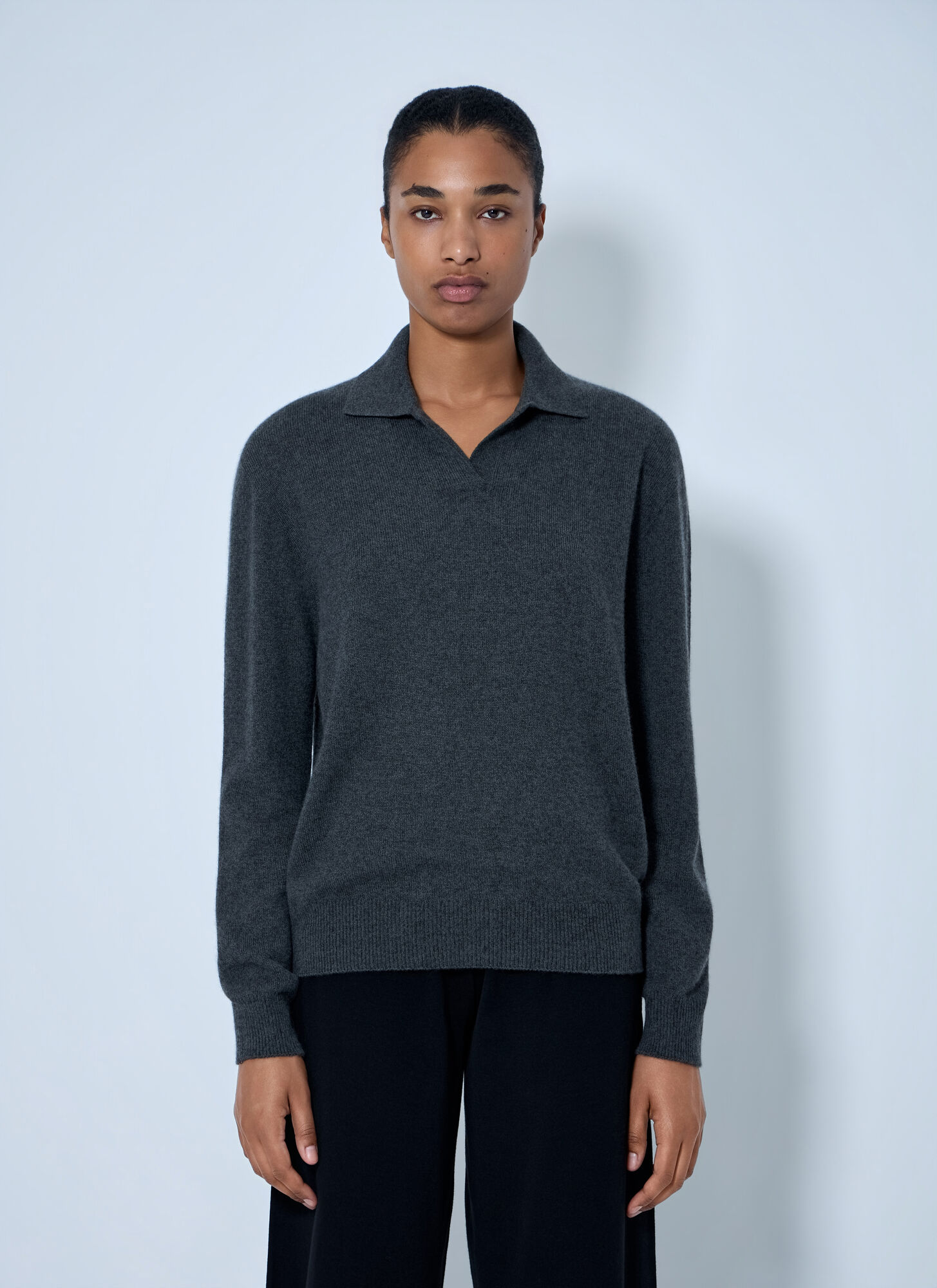 The Row Women's Grey Oashi Top - Woman Knitwear S