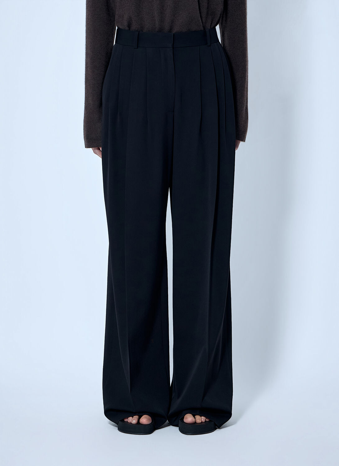 The Row Daniela Wool Pants - Woman Pants Black Us - 04