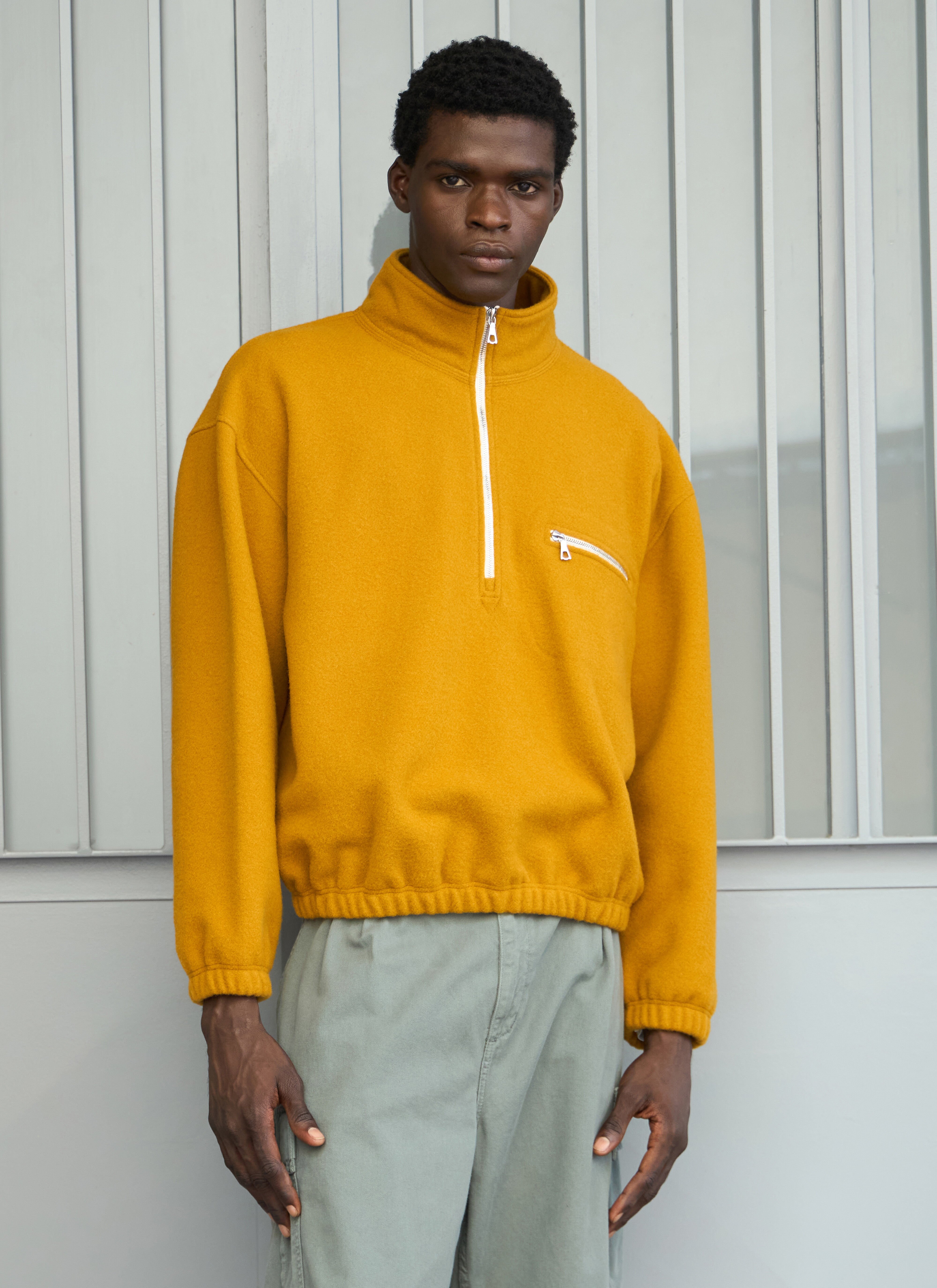Rier Fleece Sweatshirt In Yellow ModeSens