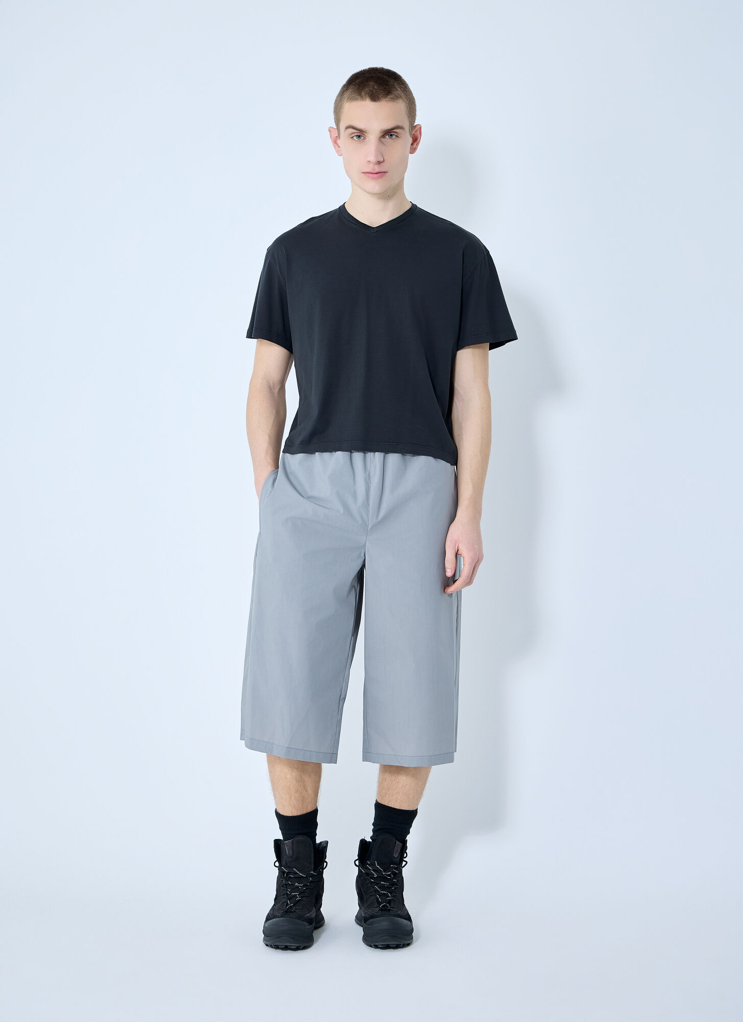  Rier Rier V Neck T-shirt - Mann T-shirts Black Xl 