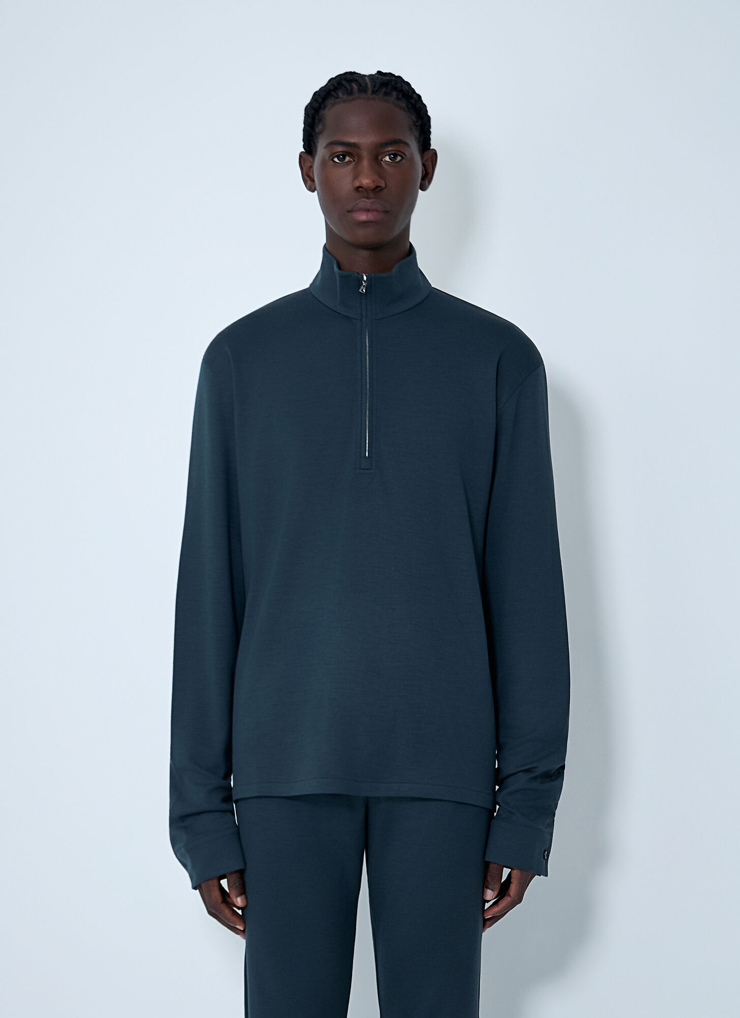 Rier Uomo Nero Polar Jogging Shirt - Man Sweatshirts M - Immagine 1