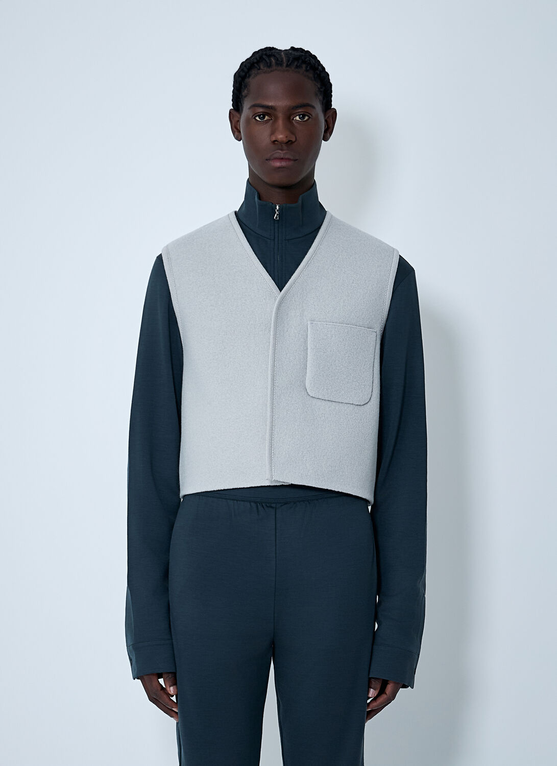 Rier Walker City Gilet In White