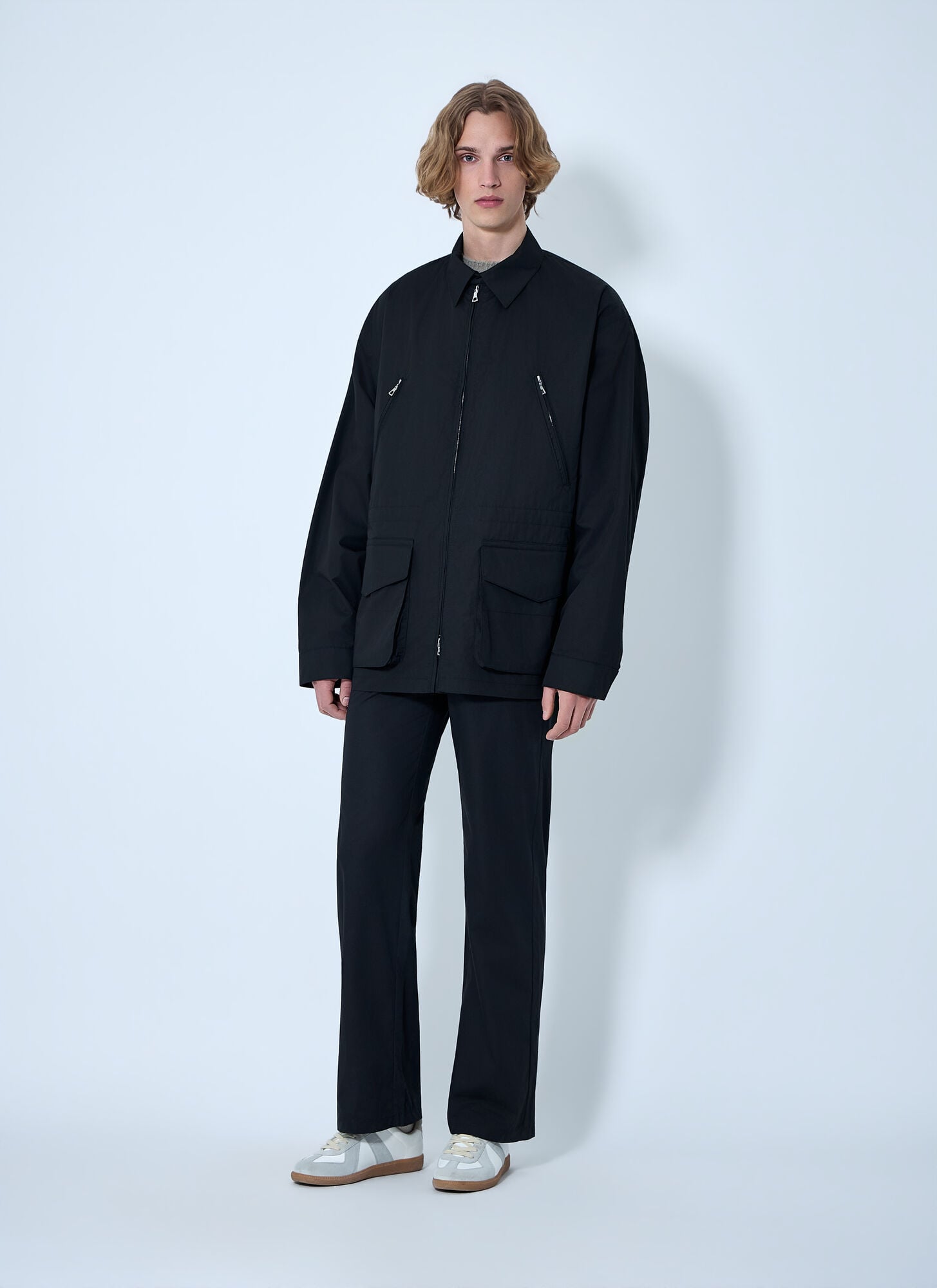  Rier Rier Zip-up Jacket - Mann Jacken Black S 