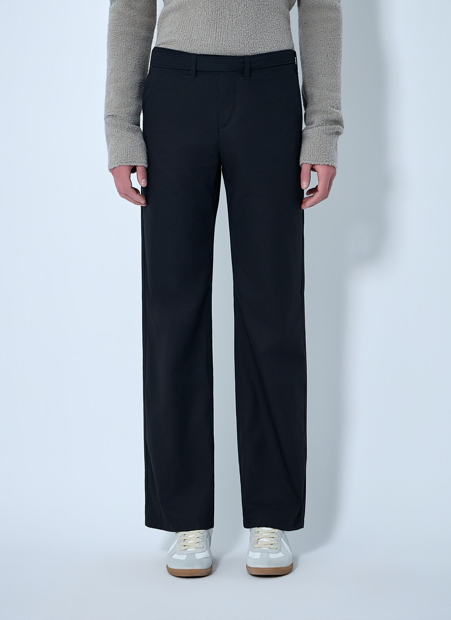 Rier Tailored Trousers In Twill Weave - Man Pants Black M