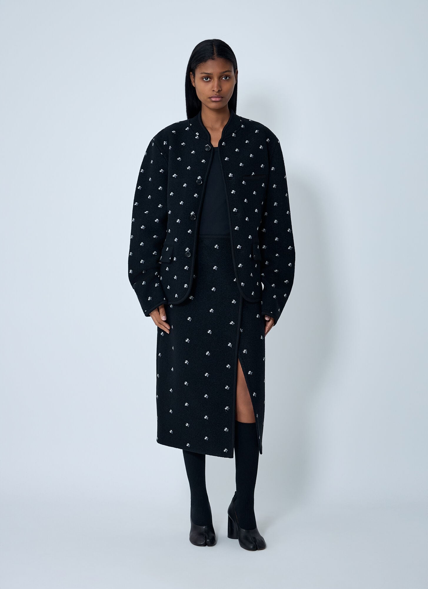  Rier Rier Walker Wrap Skirt - Frau Röcke Black M 