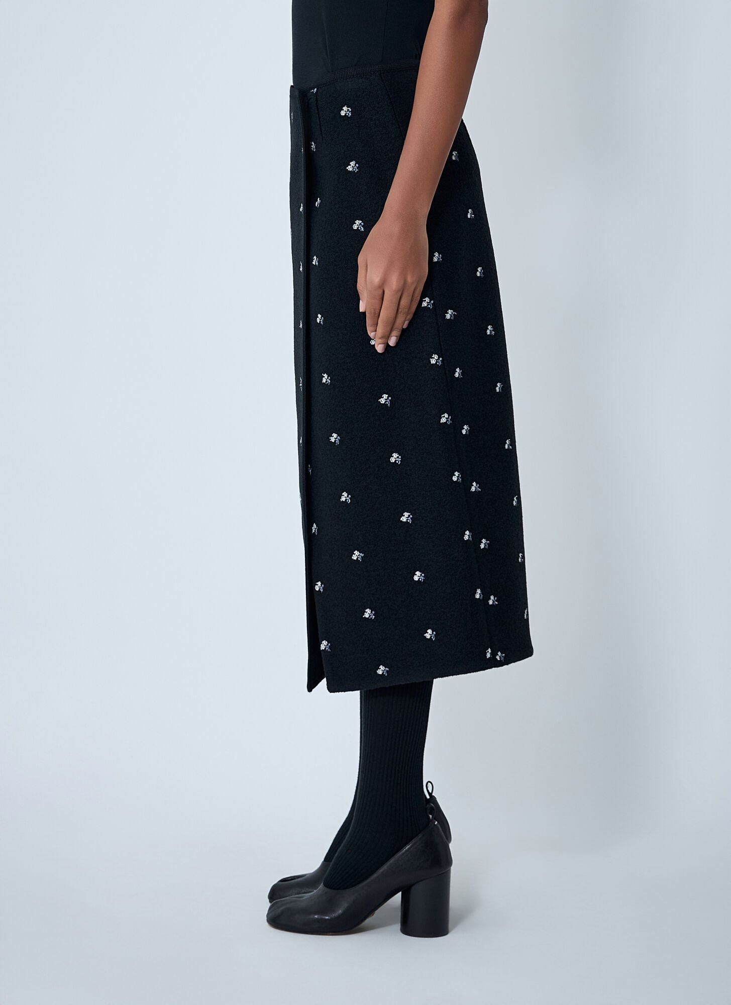  Rier Rier Walker Wrap Skirt - Frau Röcke Black M 