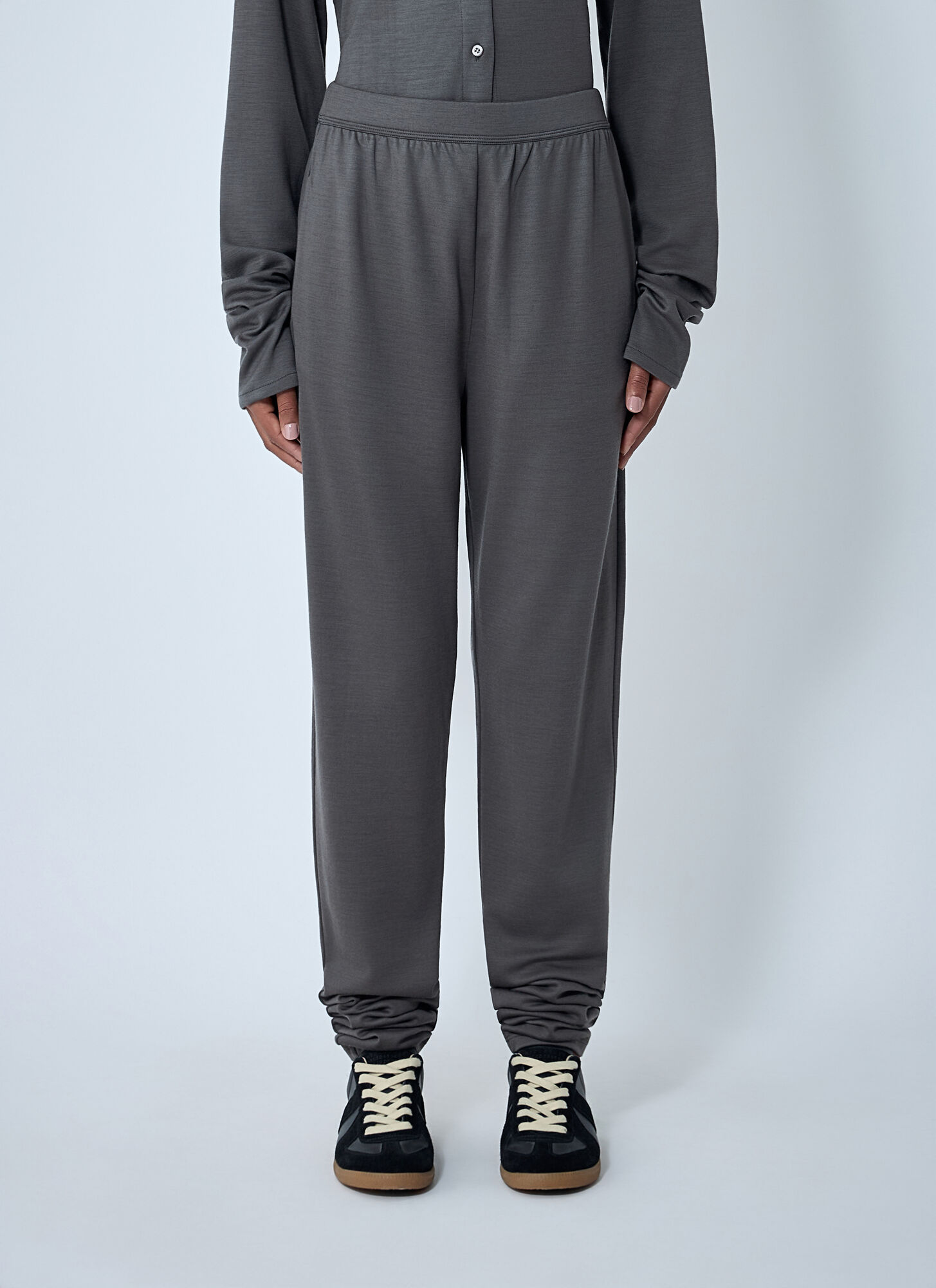 Rier Grey Polar Jogging Pants - Frau Track Pants M