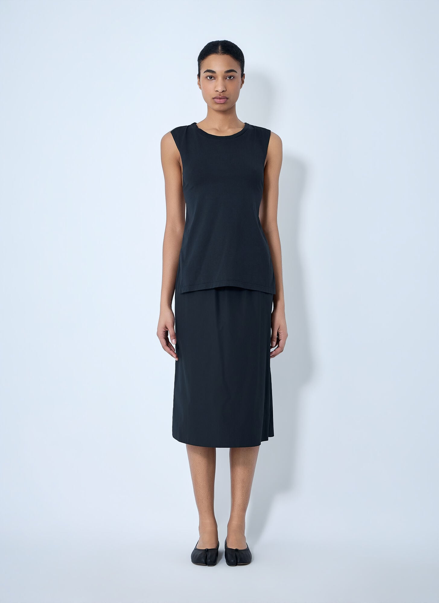  Rier Rier Sleeveless Cotton Tank Top - Frau Tops Black L 