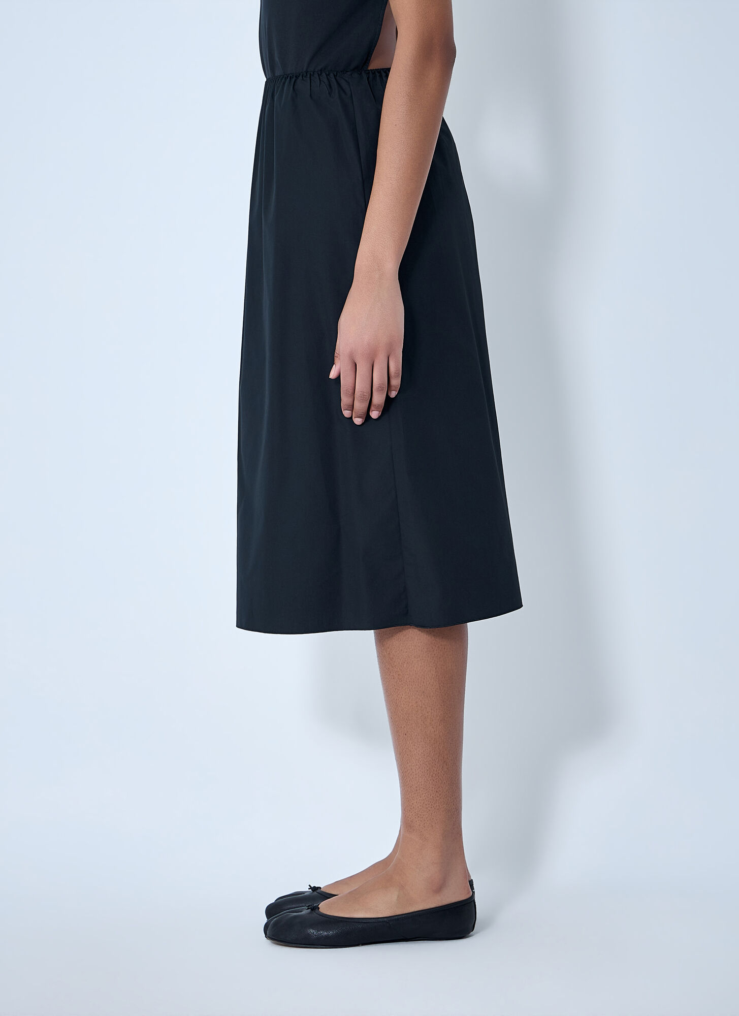  Rier Rier Elasticated Waist Midi Skirt - Frau Röcke Black S 