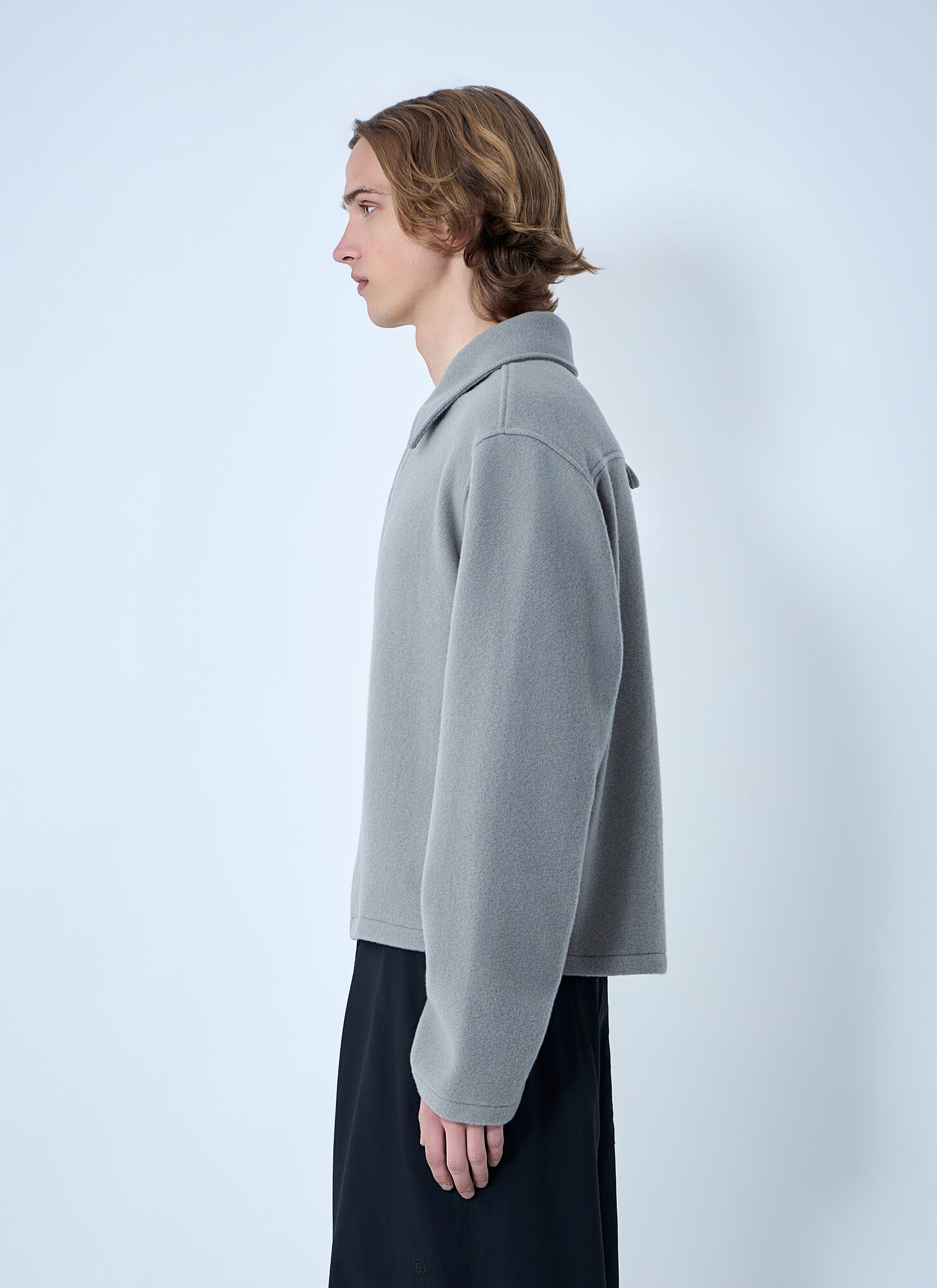  Rier Rier Oversized Polo Knit Jumper -  Polo Shirts Grey Xl 