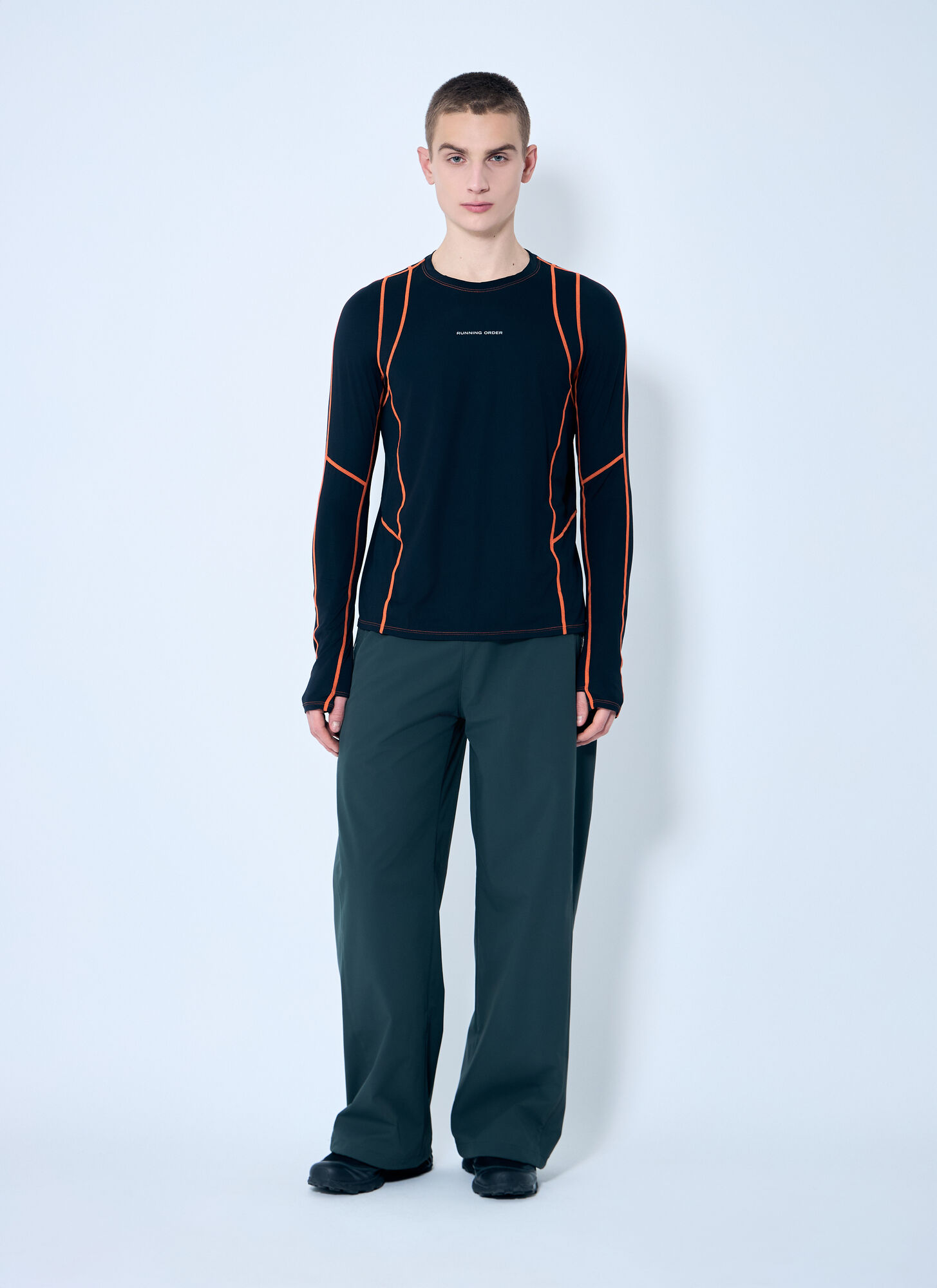  Running Order Running Order Slater Long-sleeve Top -  Tops Black Xl 