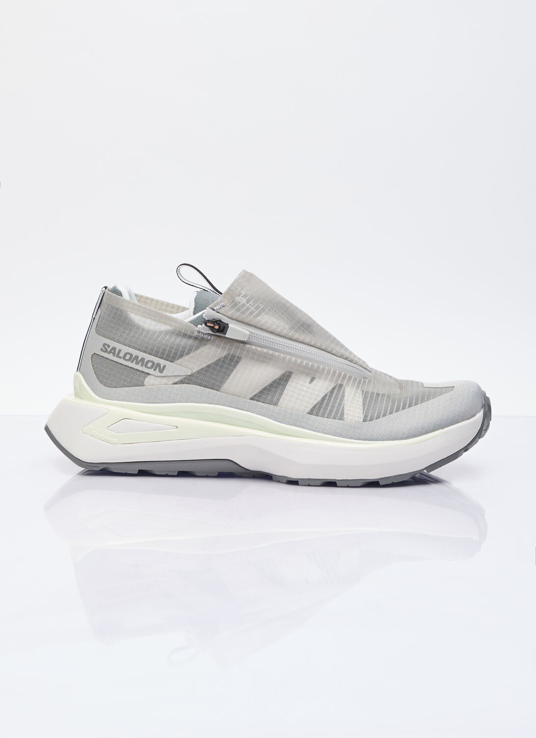 Shop Salomon Odyssey Elmt Advanced Sneakers In Grey