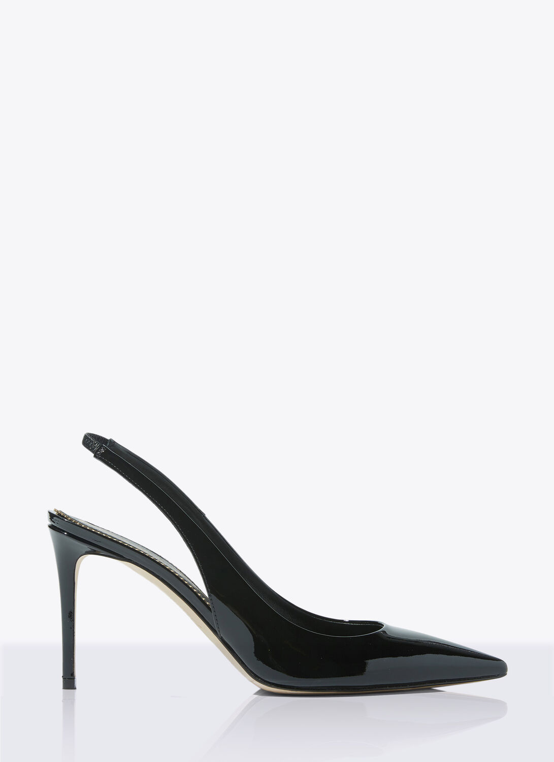 Shop Scarosso Sutton Patent Pumps In Black
