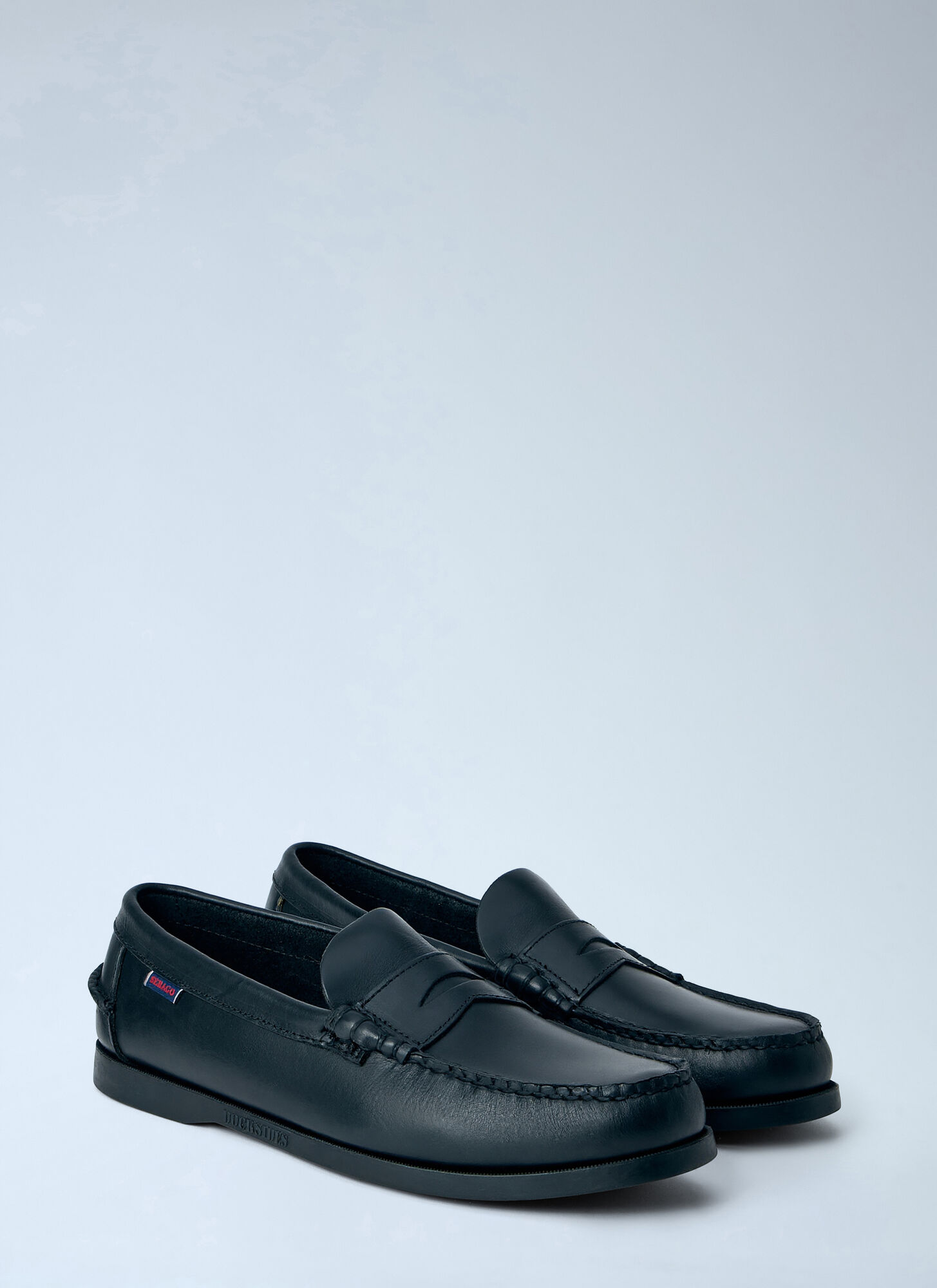  Sebago Sebago Dolphin Waxed Loafers - Mann Loafers Black Us - 09.5 
