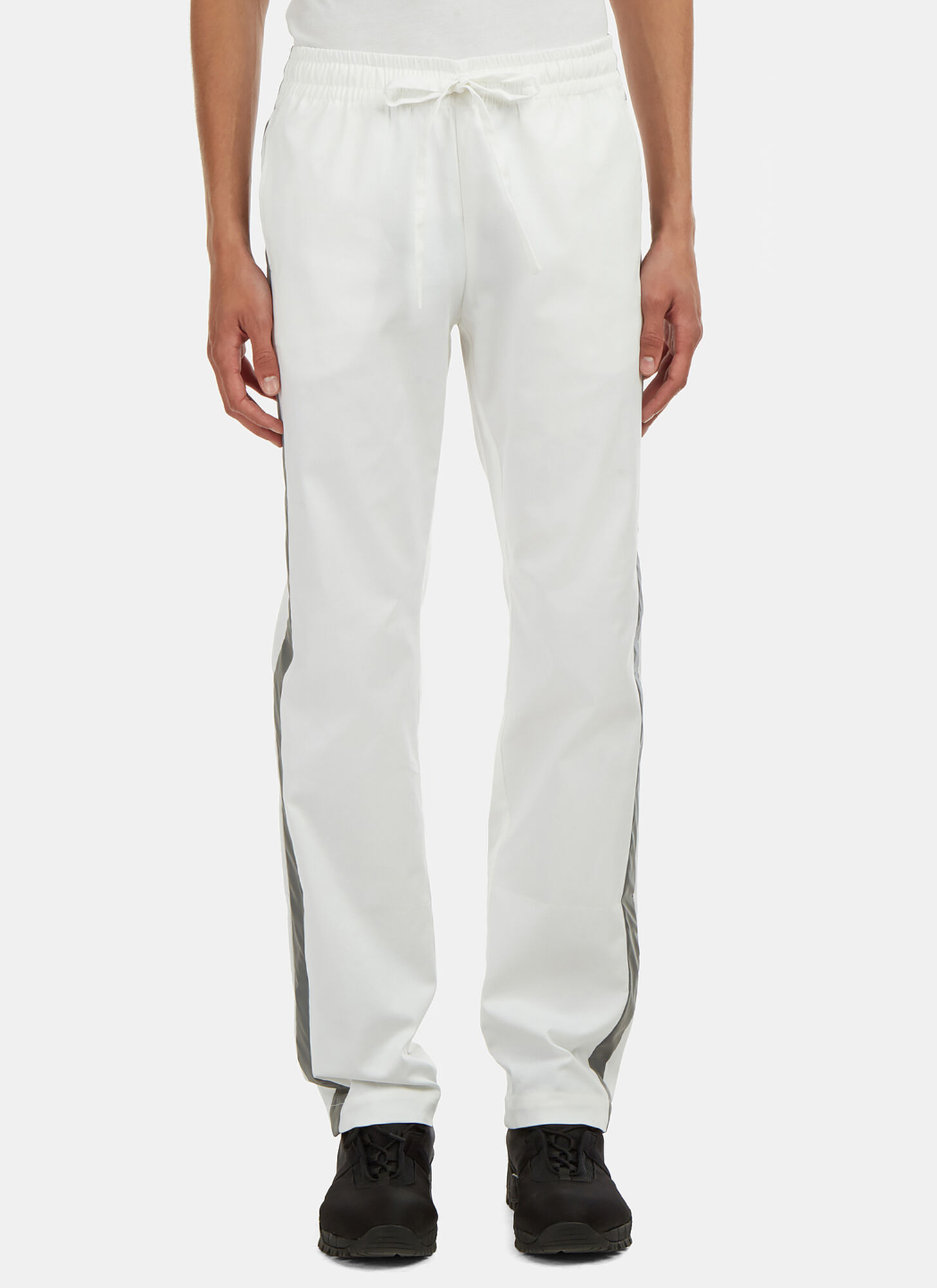 Serapis 3m Stripe Track Pants In White