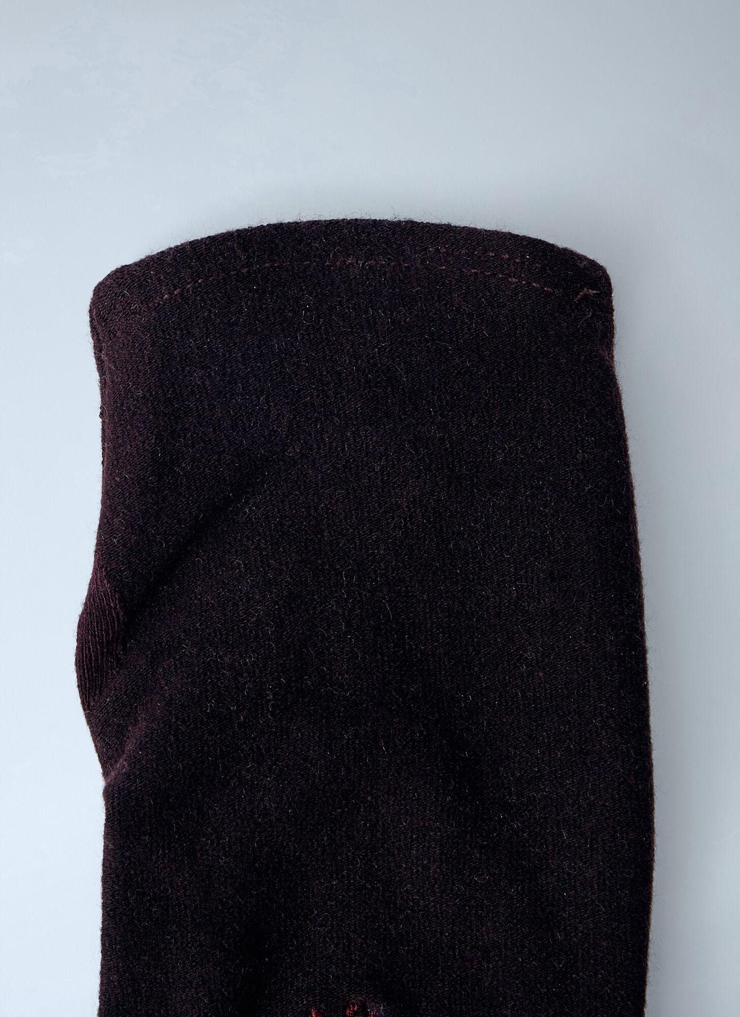 Skin Series Skin Series Embroidered Wool Socks - Frau Socken Brown S 