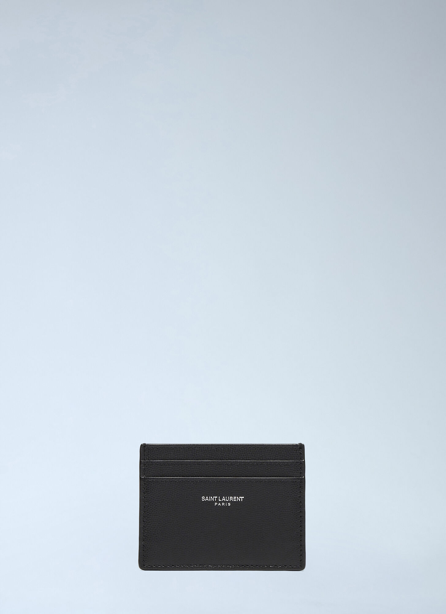 Saint Laurent Saint Laurent New York Card Case - Man Wallets & Cardholders Black One Size　サンローラン ニューヨーク カード ケース - メンズ ウォレット & カードホルダー 