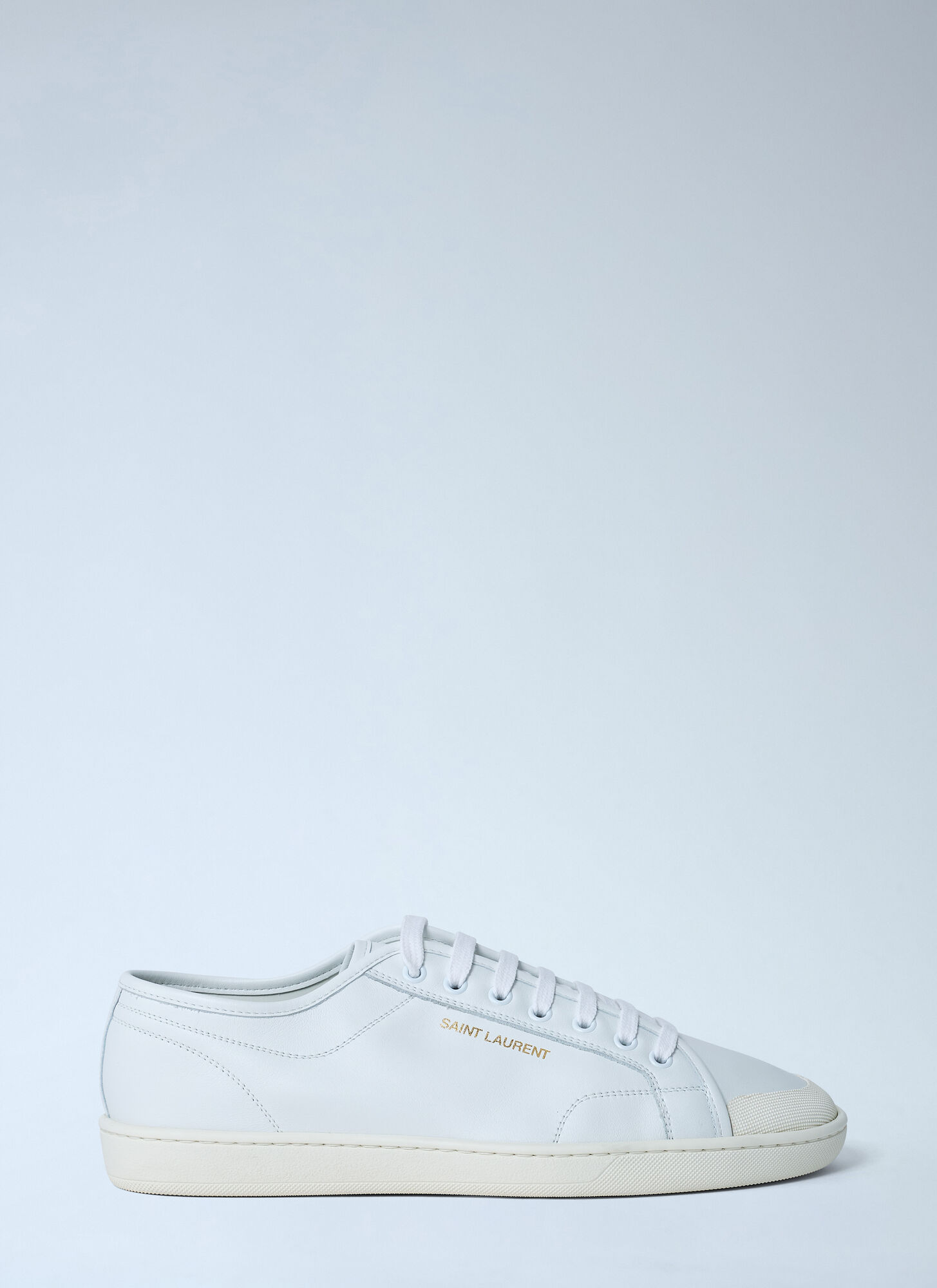 Saint Laurent Men's White Gym Sneakers - Man Sneakers Eu - 43