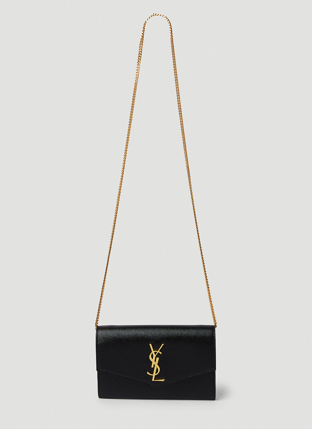 Saint Laurent Envelope Chain Shoulder Bag - Woman Shoulder Bags Black One Size