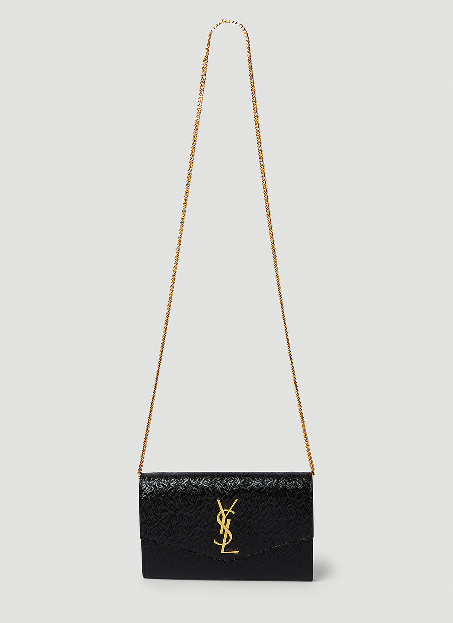 Saint Laurent Envelope Chain Shoulder Bag - Woman Shoulder Bags Black One Size