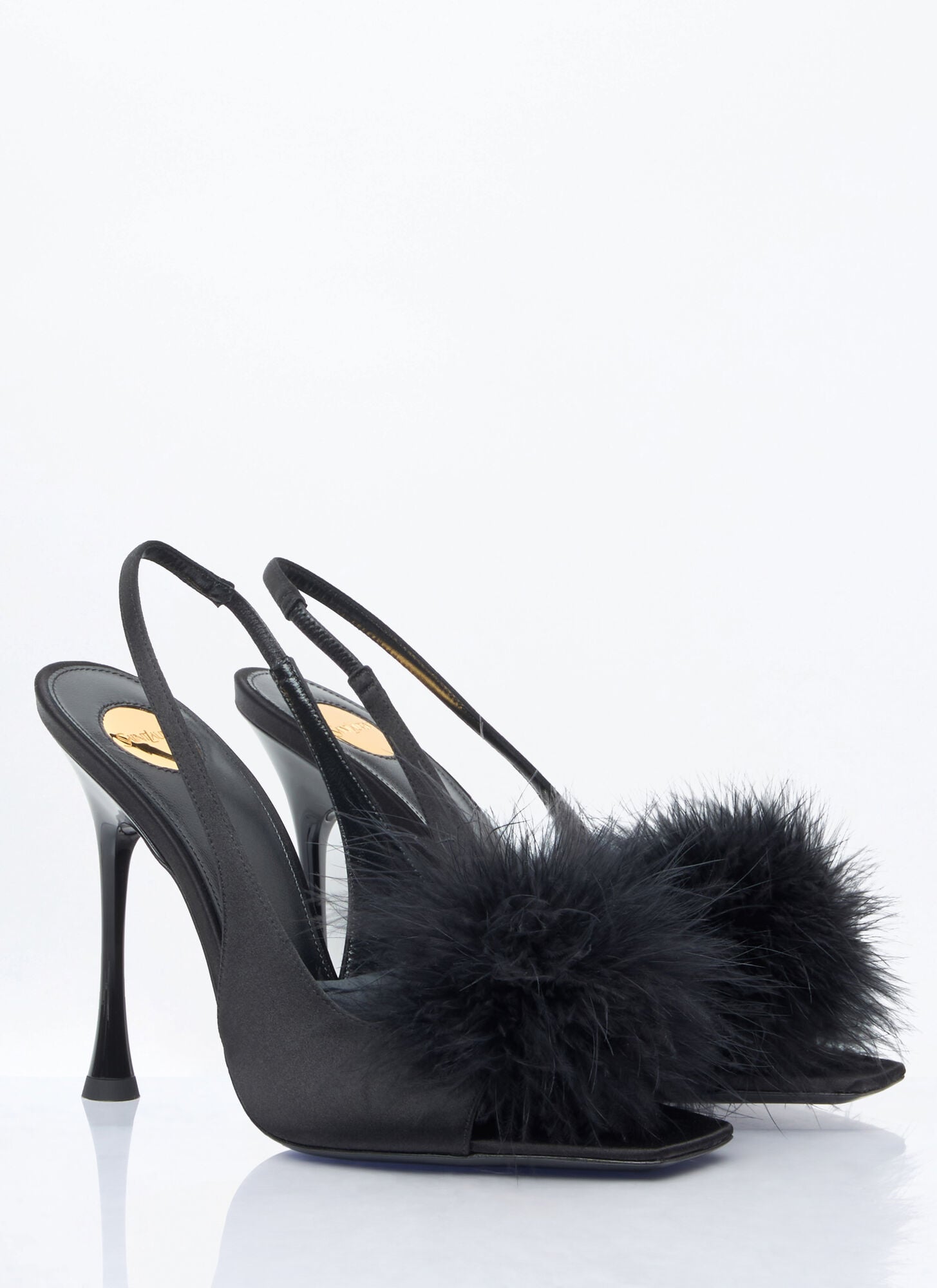  Saint Laurent Saint Laurent Paradis Sandals - Frau Heels Black Eu - 41 