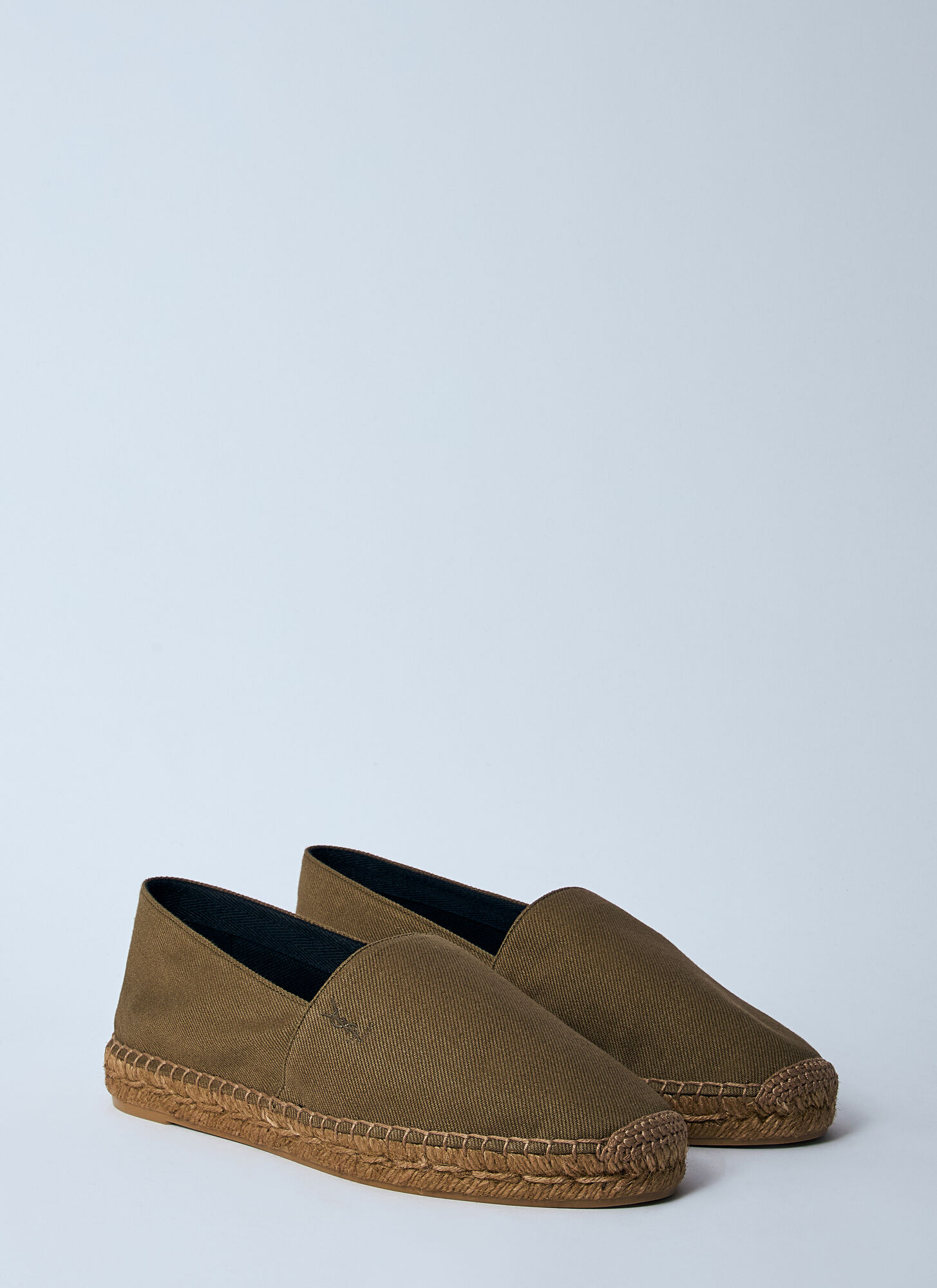  Saint Laurent Saint Laurent Cotton Espadrilles - Frau Flats Brown Eu - 37 