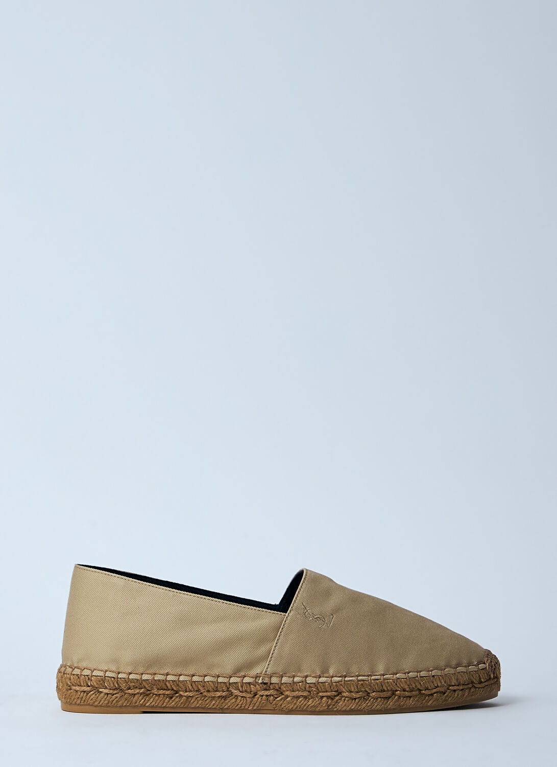 Saint Laurent Cotton Espadrilles – Woman Flats Beige Eu – 38