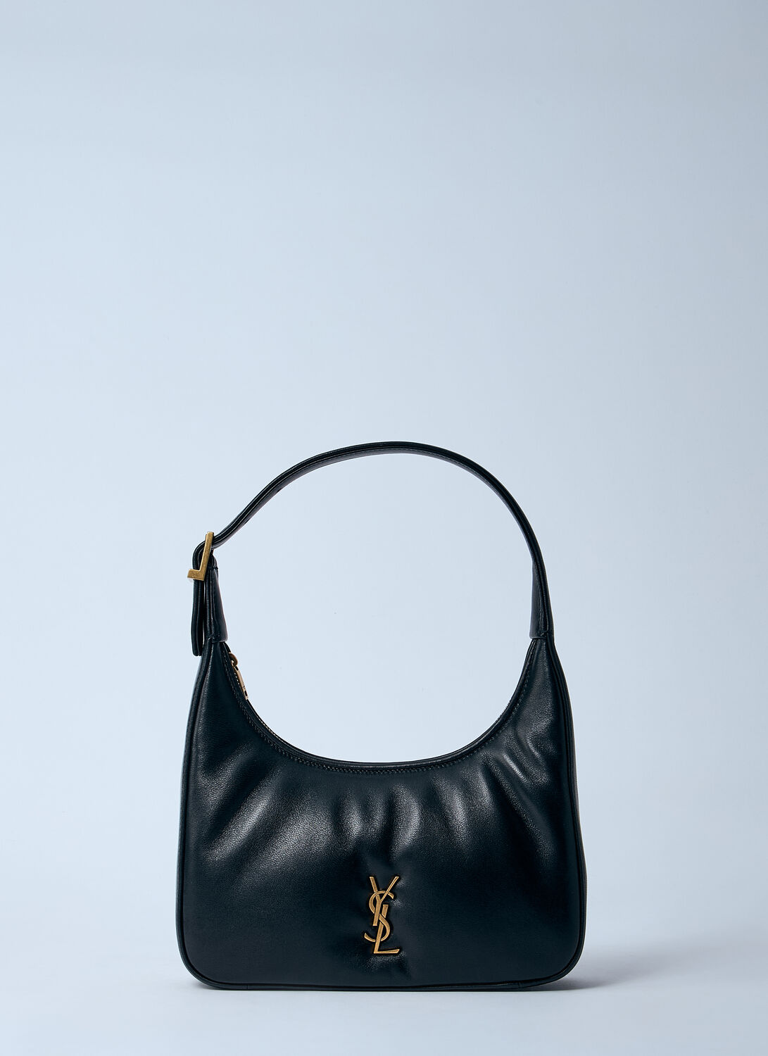 Saint Laurent Mini Hobo Shoulder Bag - Woman Shoulder Bags Black One Size