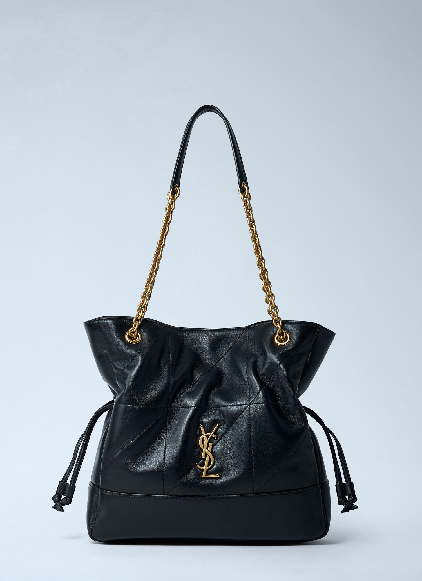 Saint Laurent Small Jamie Shopping Handbag In Black