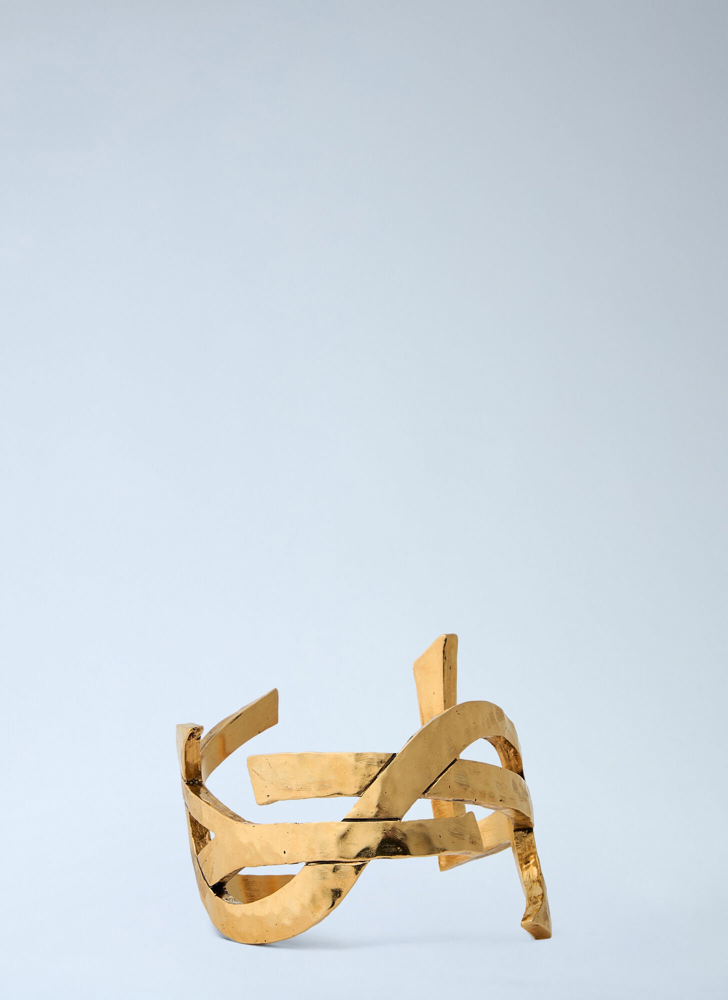 Saint Laurent Cassandre Bracelet In Gold