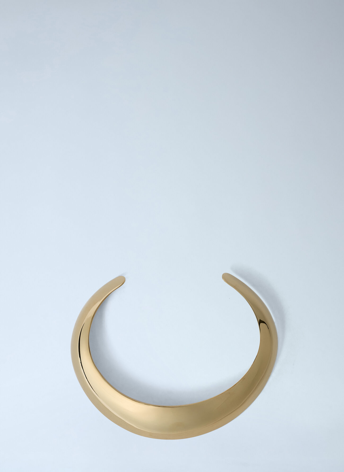 Saint Laurent Polished Metal Cuff Bracelet - Woman Jewellery Gold M
