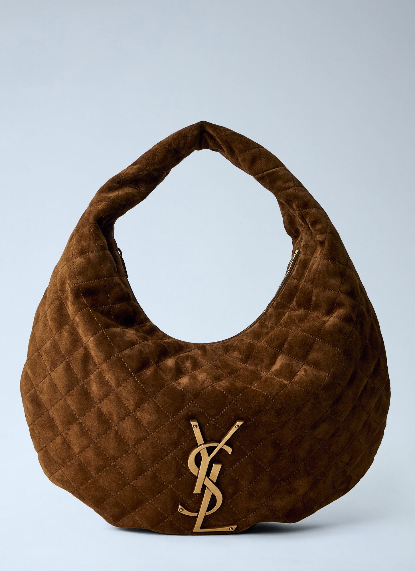 Saint Laurent Women's Brown Icare Hobo Shoulder Bag - Woman Shoulder Bags One Size