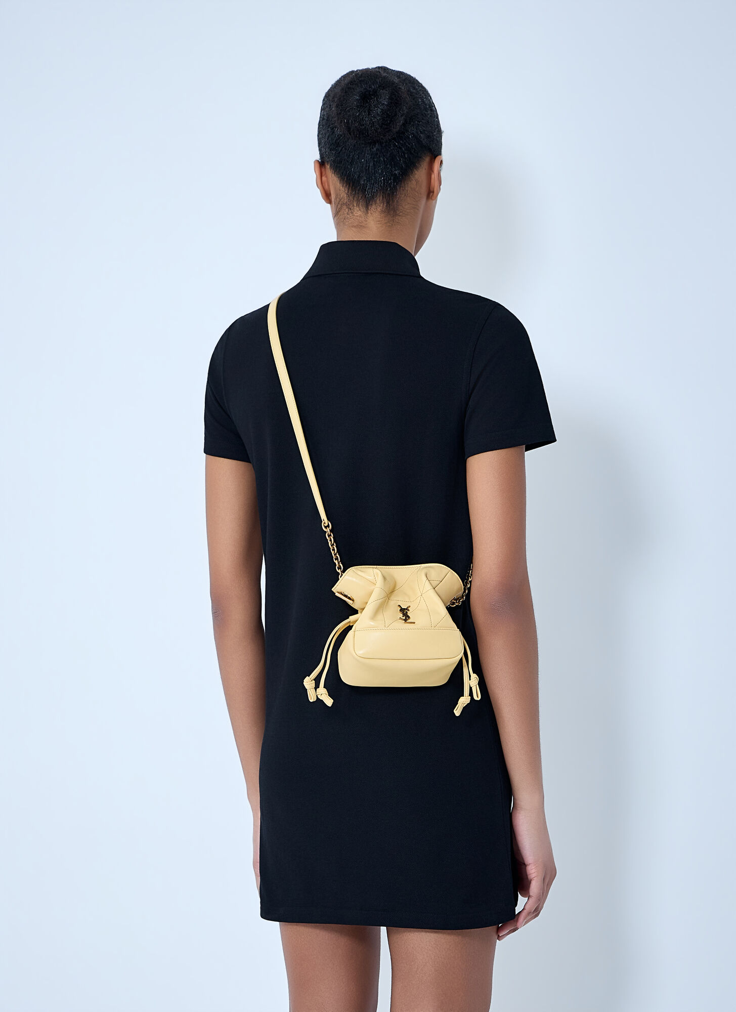  Saint Laurent Saint Laurent Jamie Mini Shoulder Pouch Bag - Frau Schultertaschen Yellow One Size 
