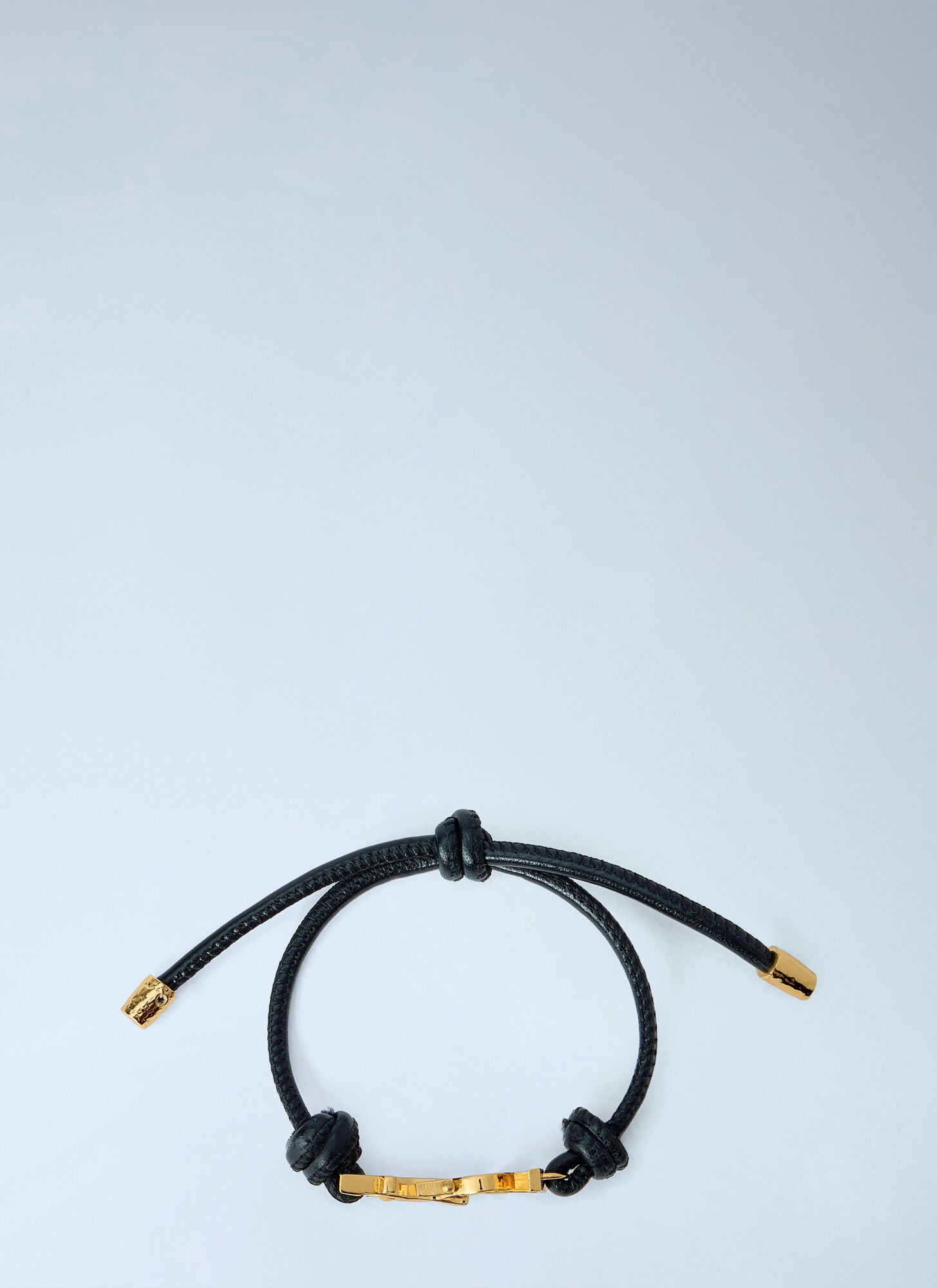 Saint Laurent Cassandre Cord Bracelet - Woman Jewellery Black S